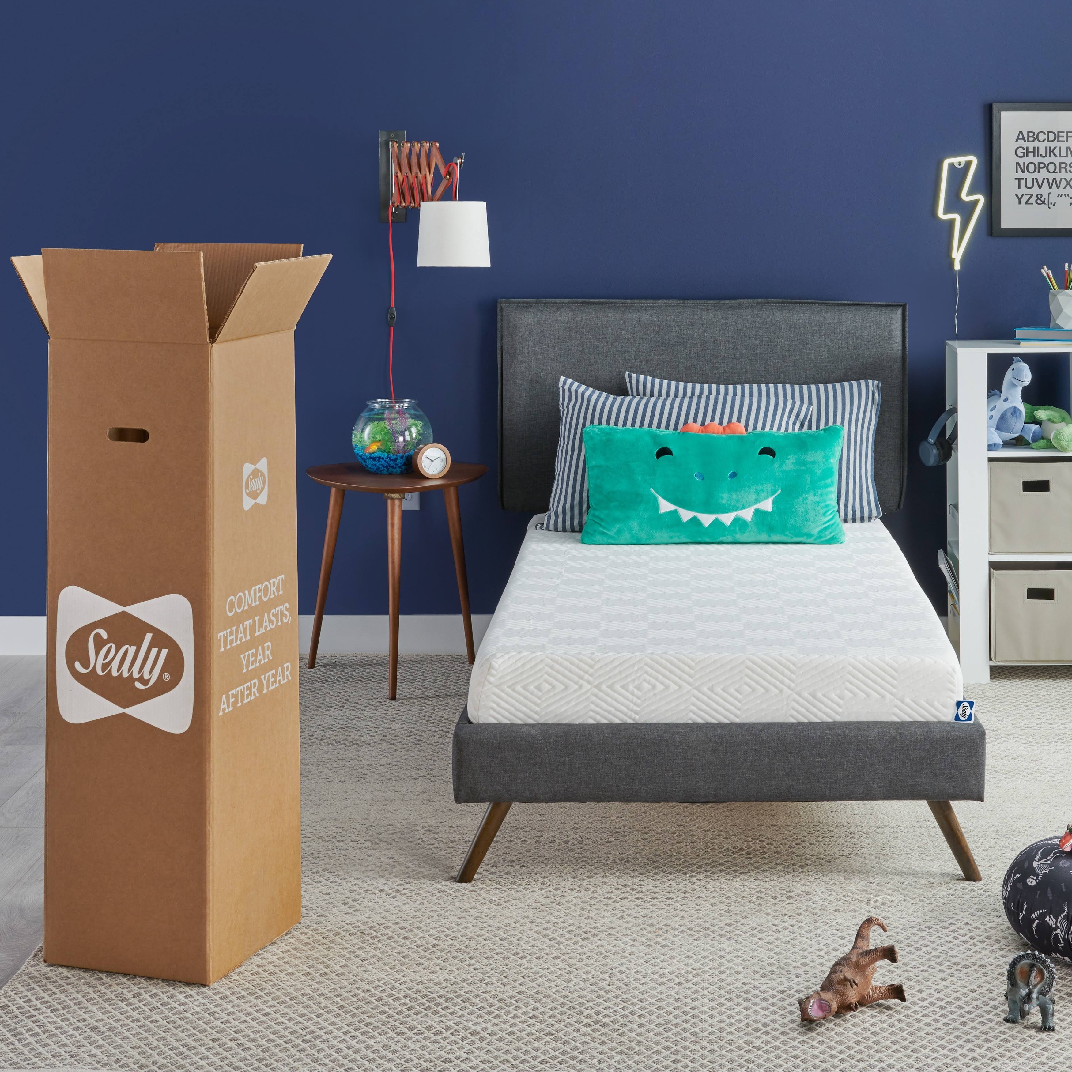 Sealy - Memory Foam Bed In A Box 6 Inch, Low Profile, Medium, Us SKRYDWZI_SHD3Q