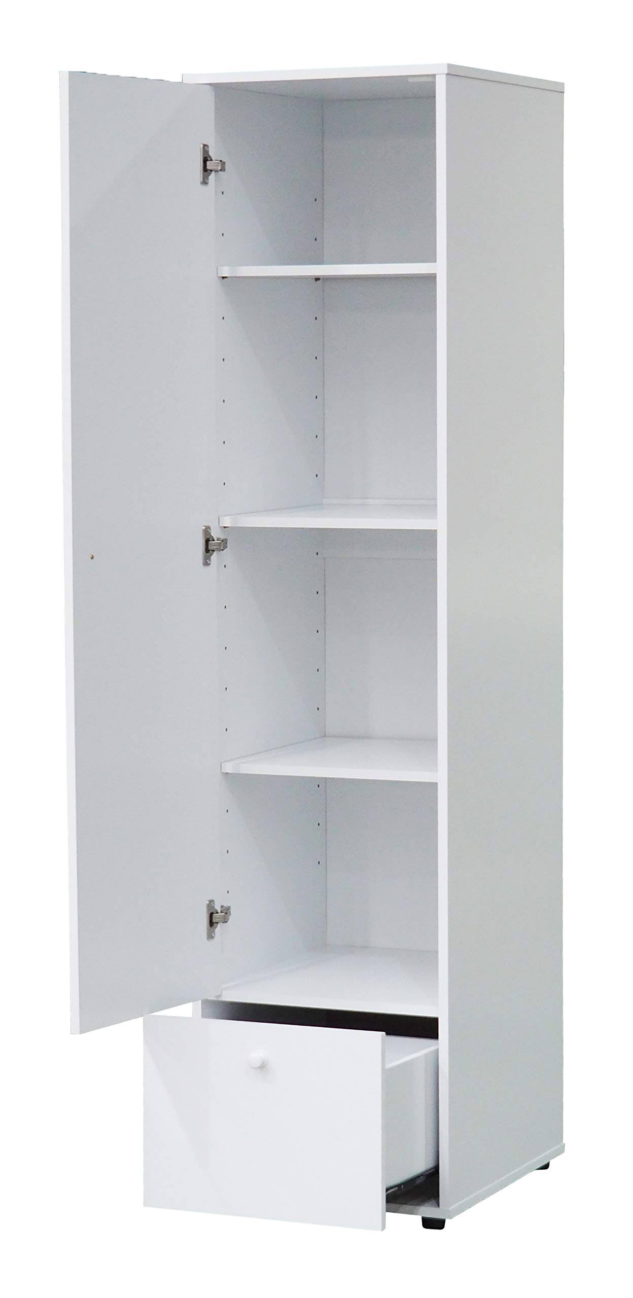 Kb Designs - Wardrobe Armoire Closet, Tall Storage Cabinet, RZJ50ZVD_NM2LE