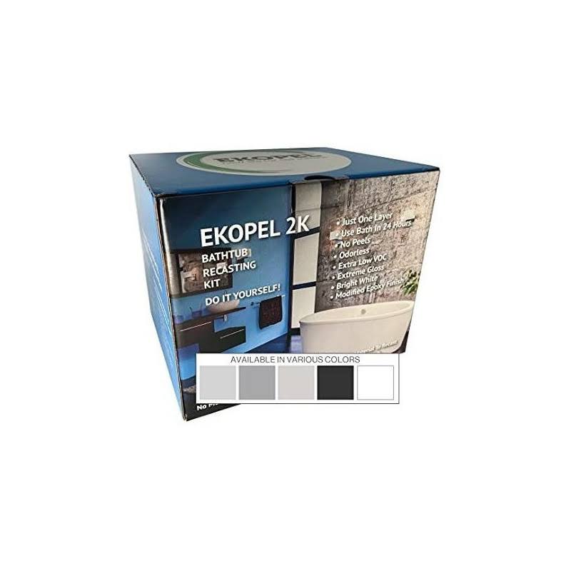 Ekopel 2k Bathtub Refinishing Kit Odorless Diy Sink And Tub LE8CJZNB_1BU9F