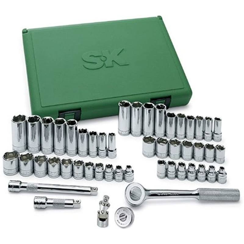Sk 94549 49 Piece 3/8 Drive 6 Point Fractional/Metric Socket 7PG0KVOL_PMEMZ