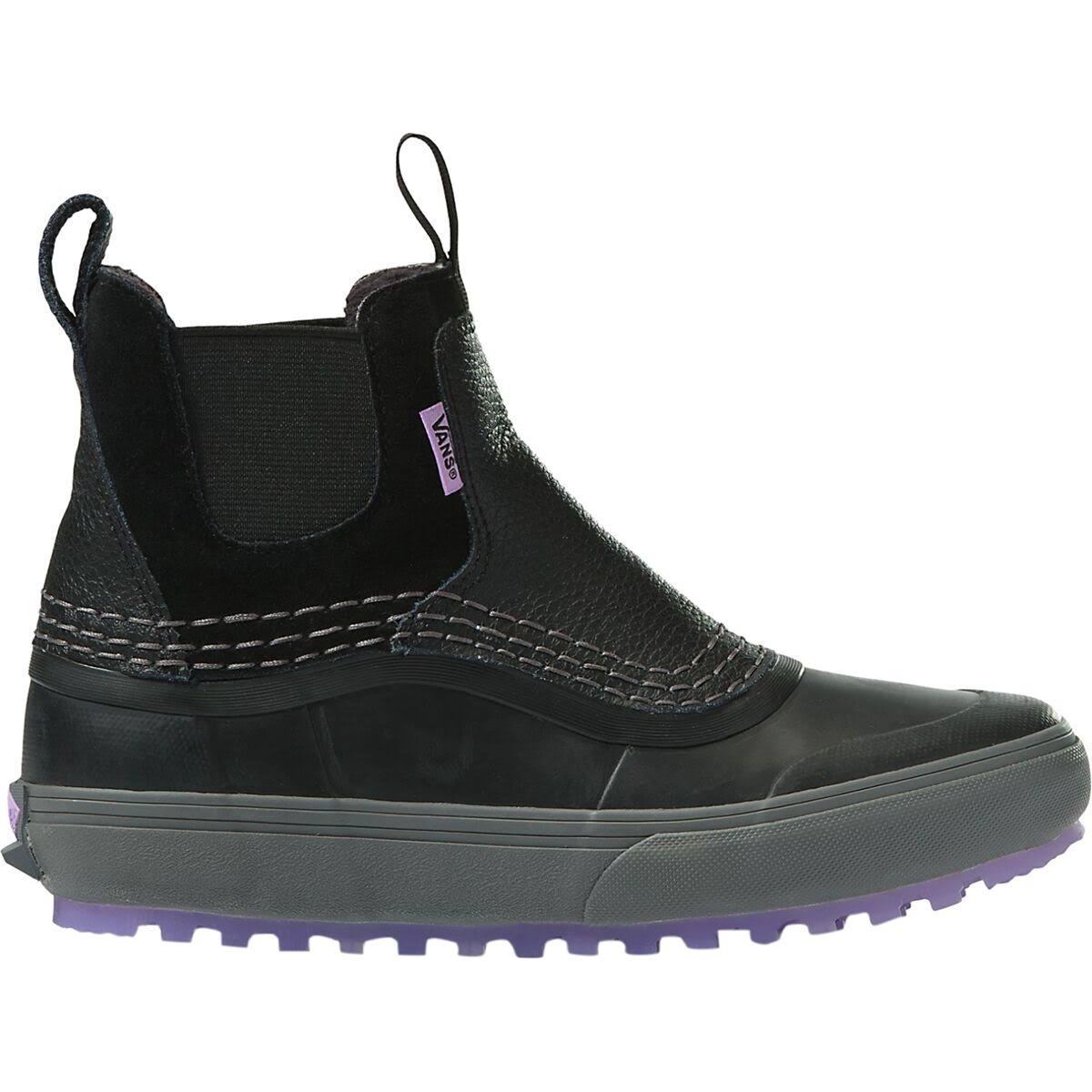 Vans Standard Mid Chelsea Snow Mte Boot Black/Lilac Snow, 8.4D96XYVF_M3UAS
