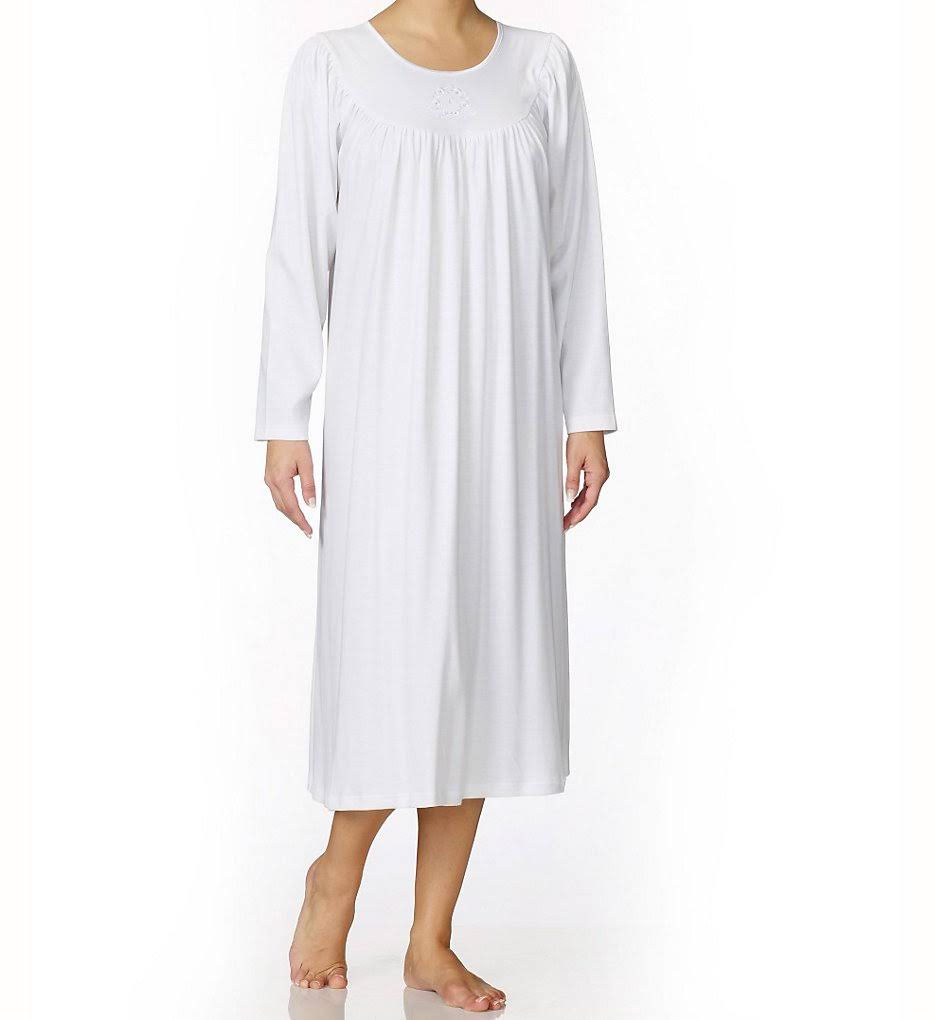 Calida 33300 Soft Cotton Long Sleeve Nightgown Light GGCLIXCV_9KBDN