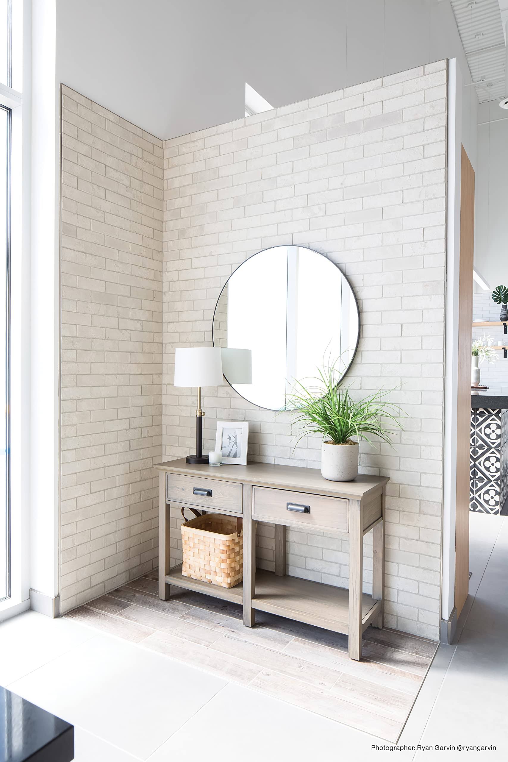 Bedrosians Avondale Matte Brick Tile 2 X 8, Early Gray (66-Pack, 9.43 Sf) 8XNDJOLC_XUJXW