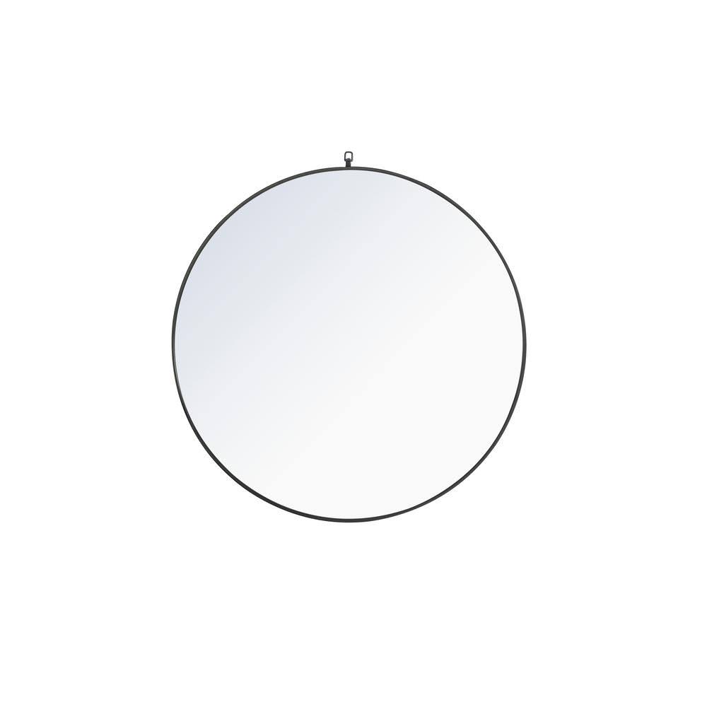 Elegant Furniture Medium Round Blue Modern Mirror 36 In. H X 36 In. E2TQCW6J_URXYE