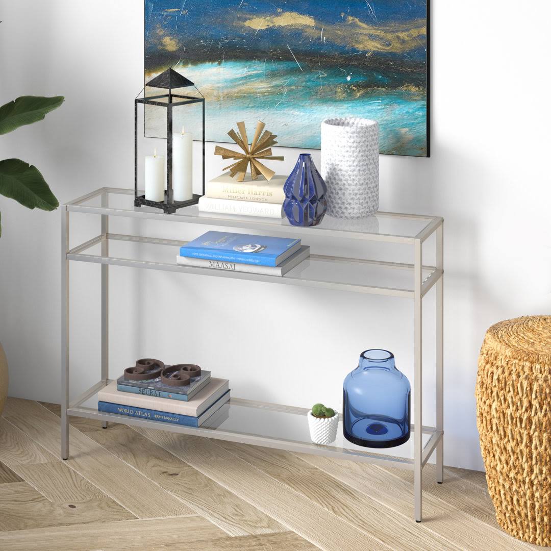 Speakman 42'' Console Table Willa Arlo Interiors Table Base Color: Satin JYFXZOUT_DYY9H