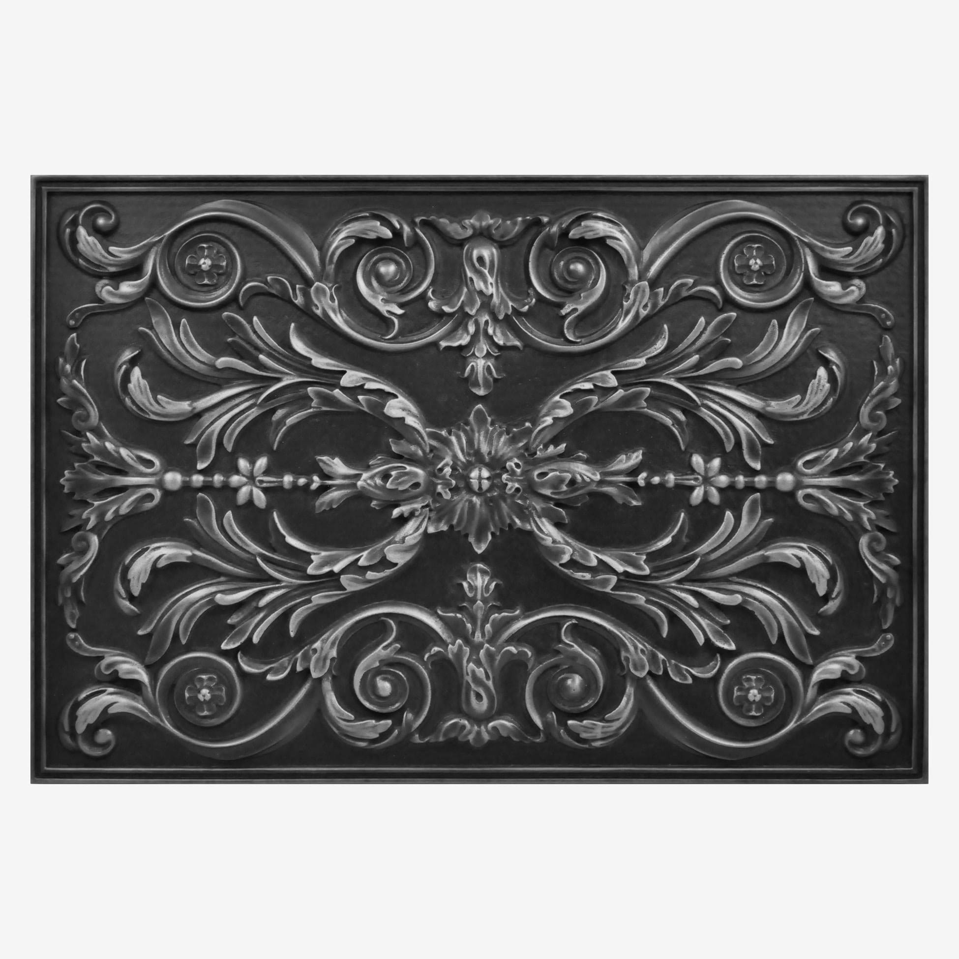 Niche Tiles Viola Pewter Nickel Matt Finish 12 In. X 18 In. Hand Made Metal Backsplash Decorative Mural Plaque Tile 1 Piece/6UX9MTO9_BPT9I