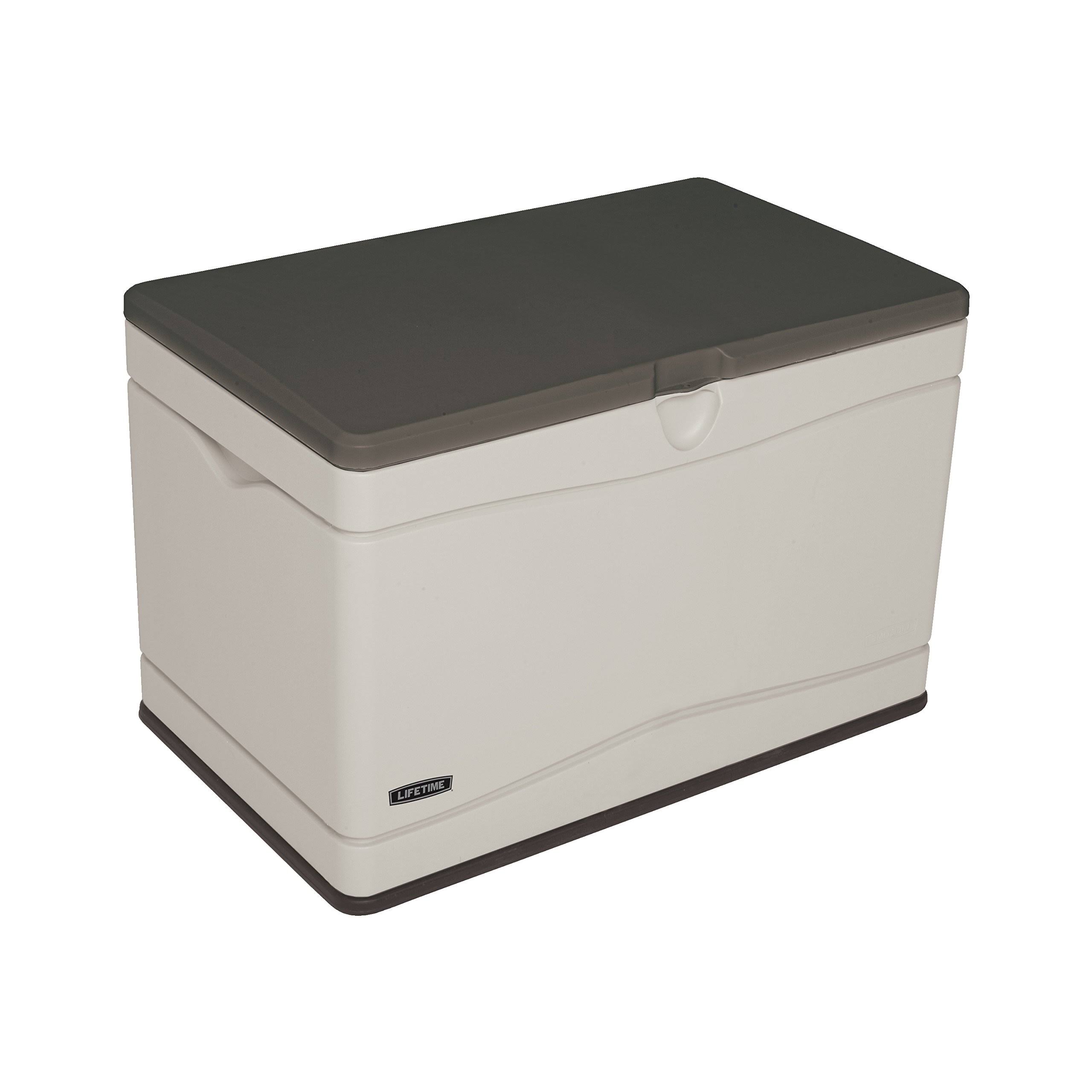 Lifetime Outdoor Deck Storage Box, Beige/Brown, 80 V9IISIPF_CVL0F