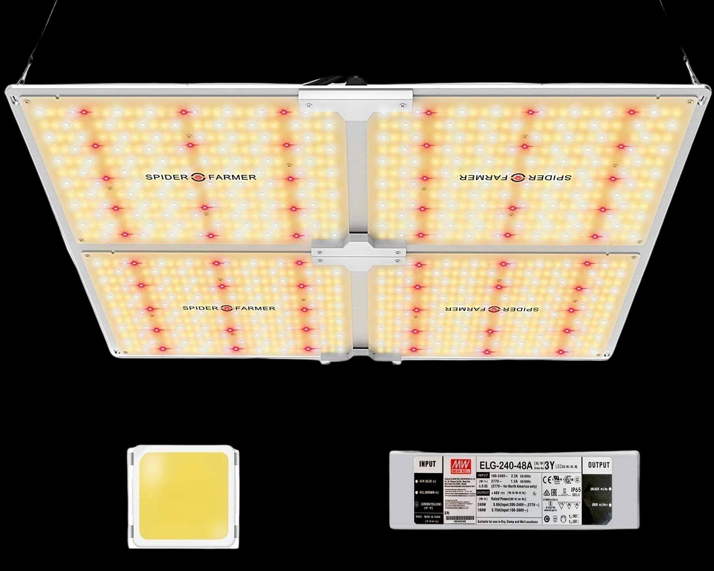 Spider Farmer Sf4000 450w Led Grow Light With Dimmer MPMSORVB_8UGER