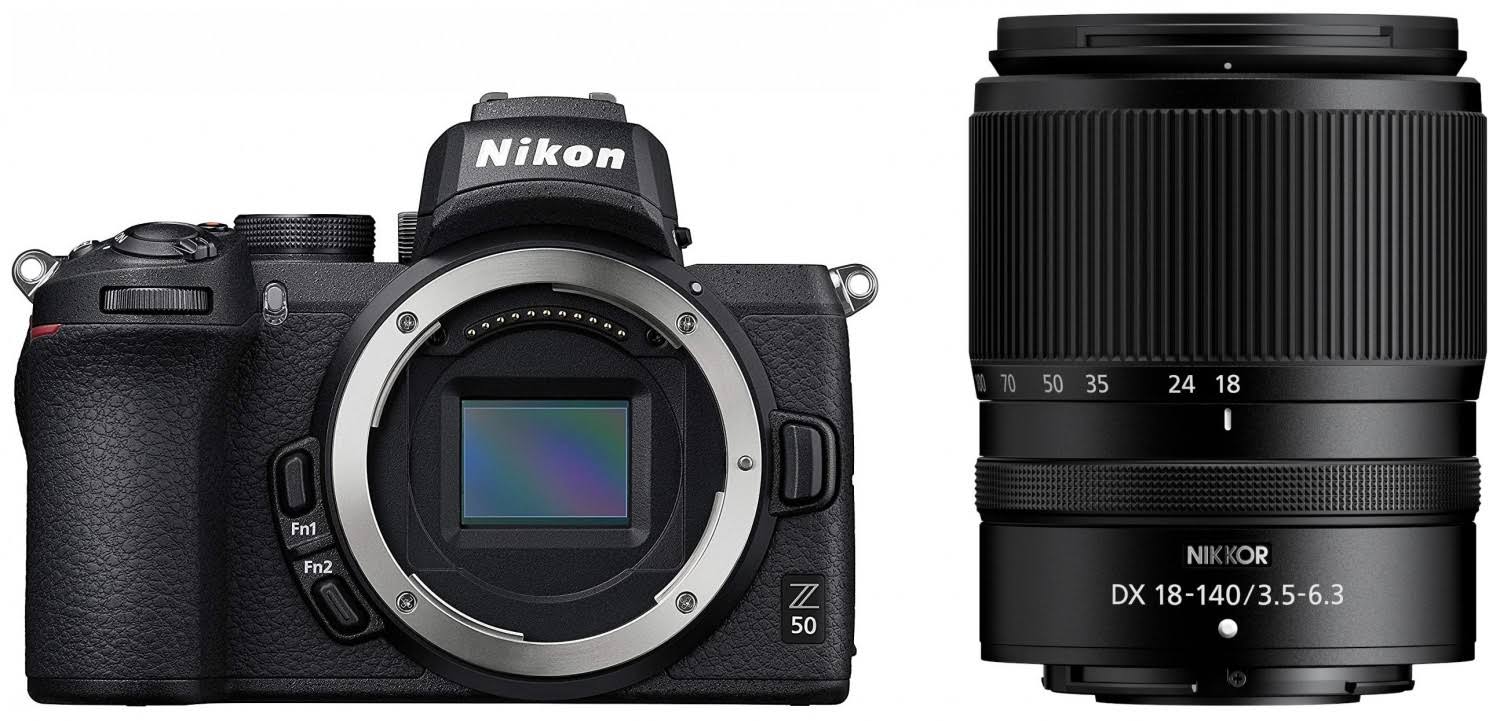 Nikon Z50 Mirrorless Camera With Nikkor Z 16-50 And 50-250mm Vr Lenses And 64gb Card Kit With Deluxe Accessory Bundle (5 Items) W6NQLRNL_O5T4I