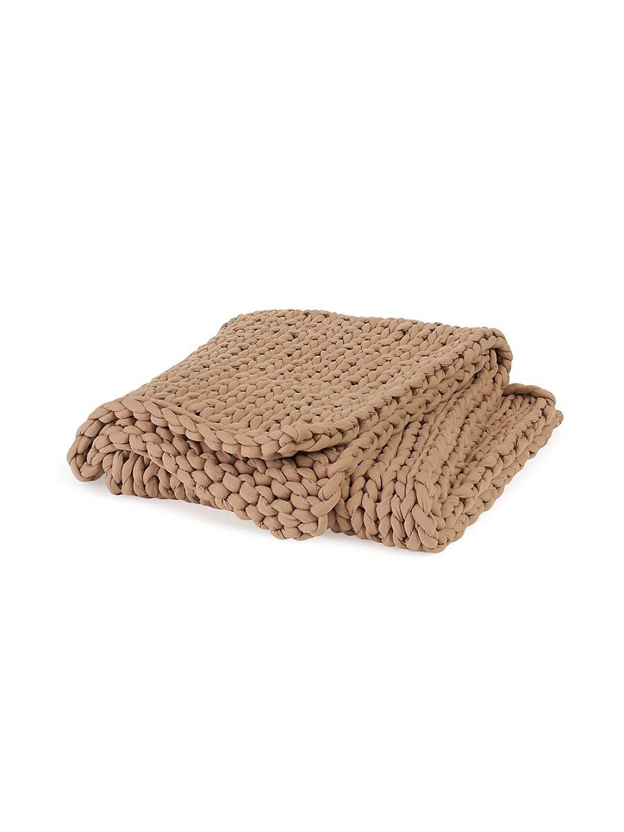 Bearaby Tencel Napper Knit Weighted Blanket - Driftwood - Size 20 B4PO8I59_VWEBP