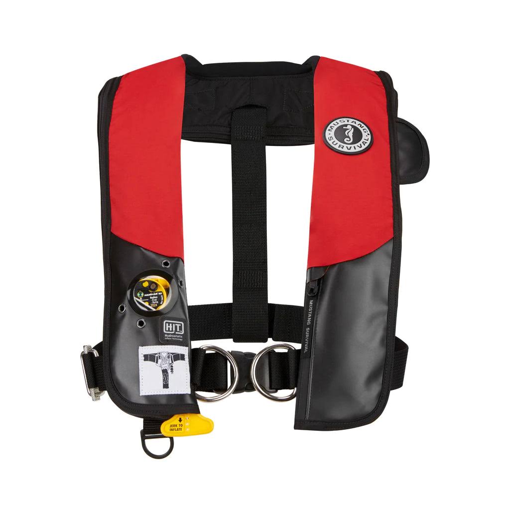 Mustang Survival Hit Inflatable Automatic Pfd W/Harness - Red/CK95RXAG_UHKAF