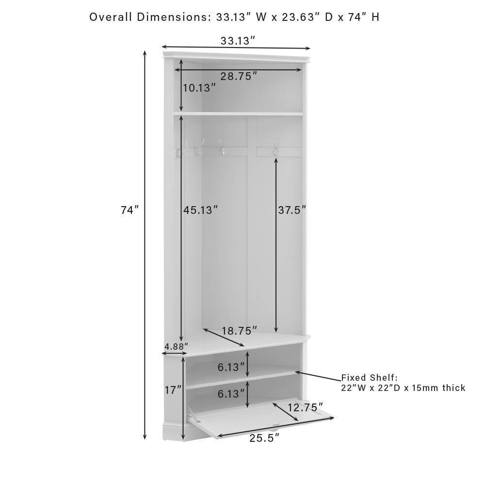 Crosley Ellison Corner Hall Tree - MDMSEIQS_DQAKM
