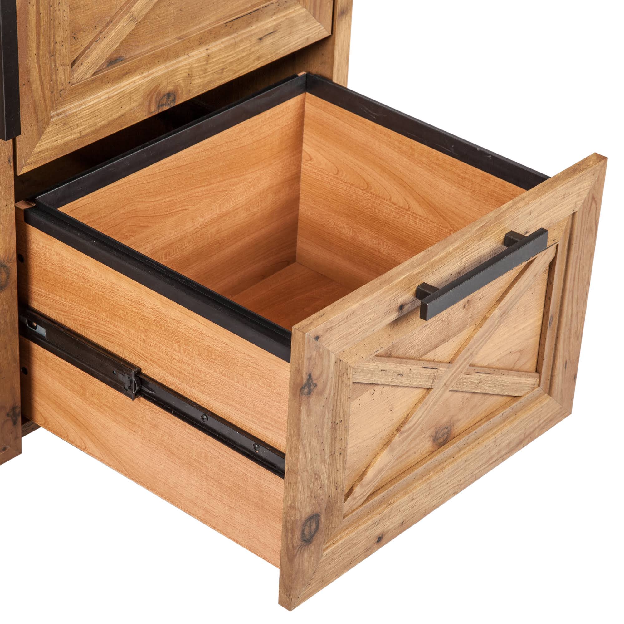 Austin File Drawer With Cabinet, Rustic 1QRGNLSW_ZVMOQ