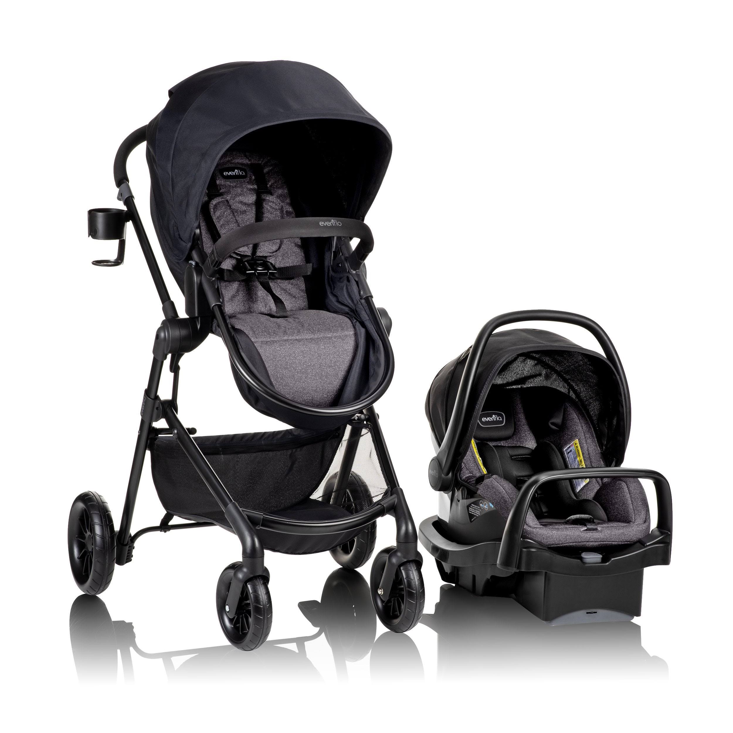 Evenflo Pivot Modular Travel System With Safemax Car Seat, Casual EOQNQZTS_LEPS1