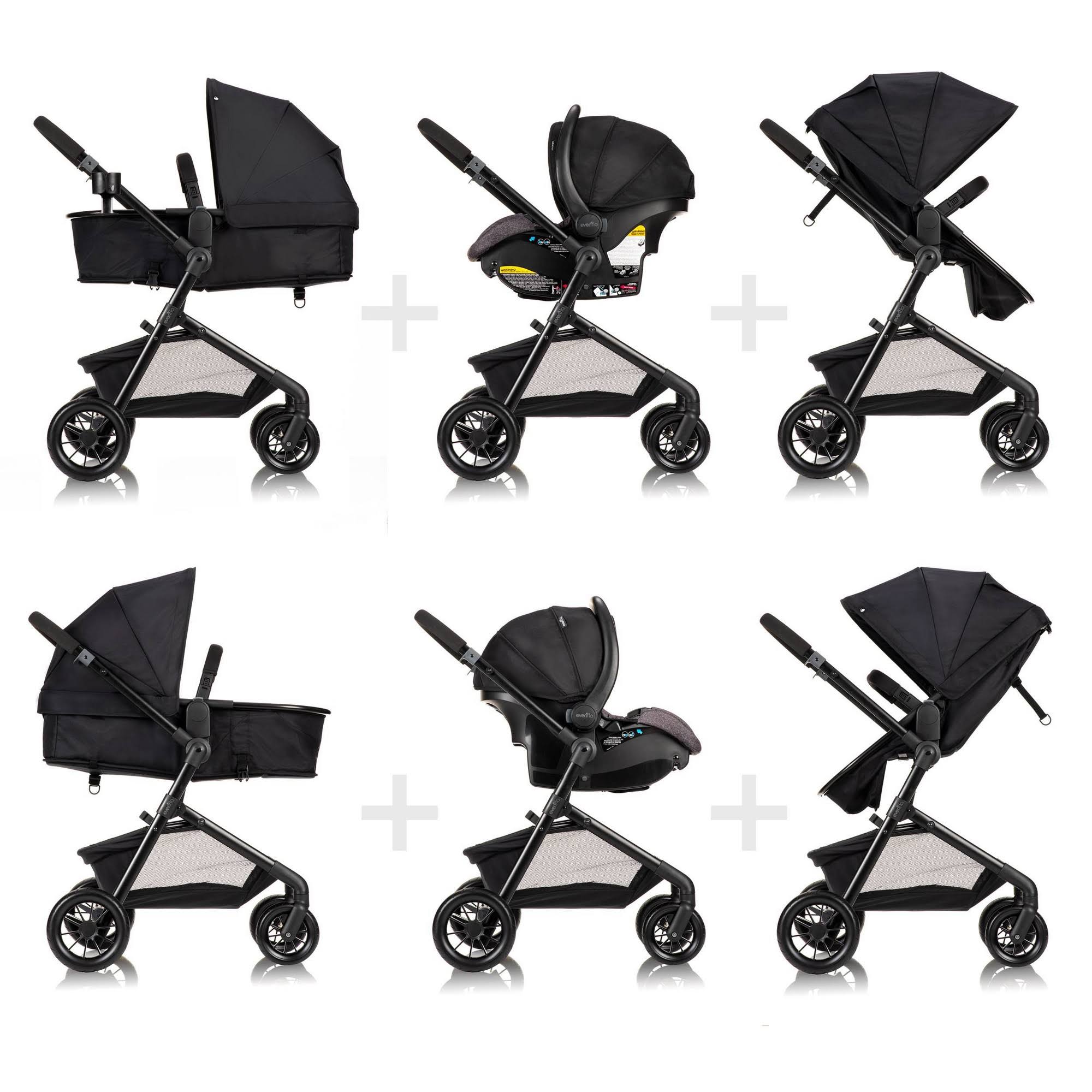Evenflo Pivot Modular Travel System With Safemax Car Seat, Casual EOQNQZTS_LEPS1
