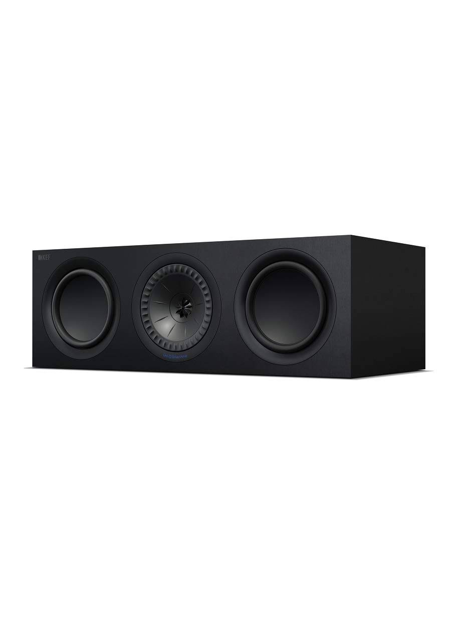 Kef Q650c Center Channel Speaker (Satin Black) FM3YLV7W_YFANS