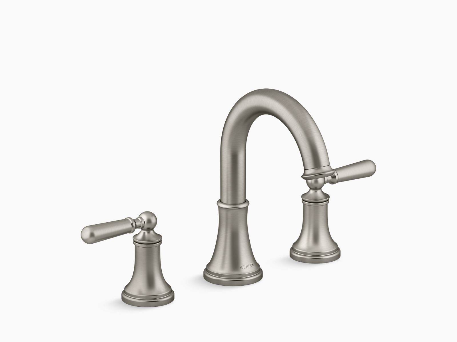 Capilano 8 In. Widespread 2-Handle Bathroom Faucet In Polished KMRSZWQ2_BMGLC