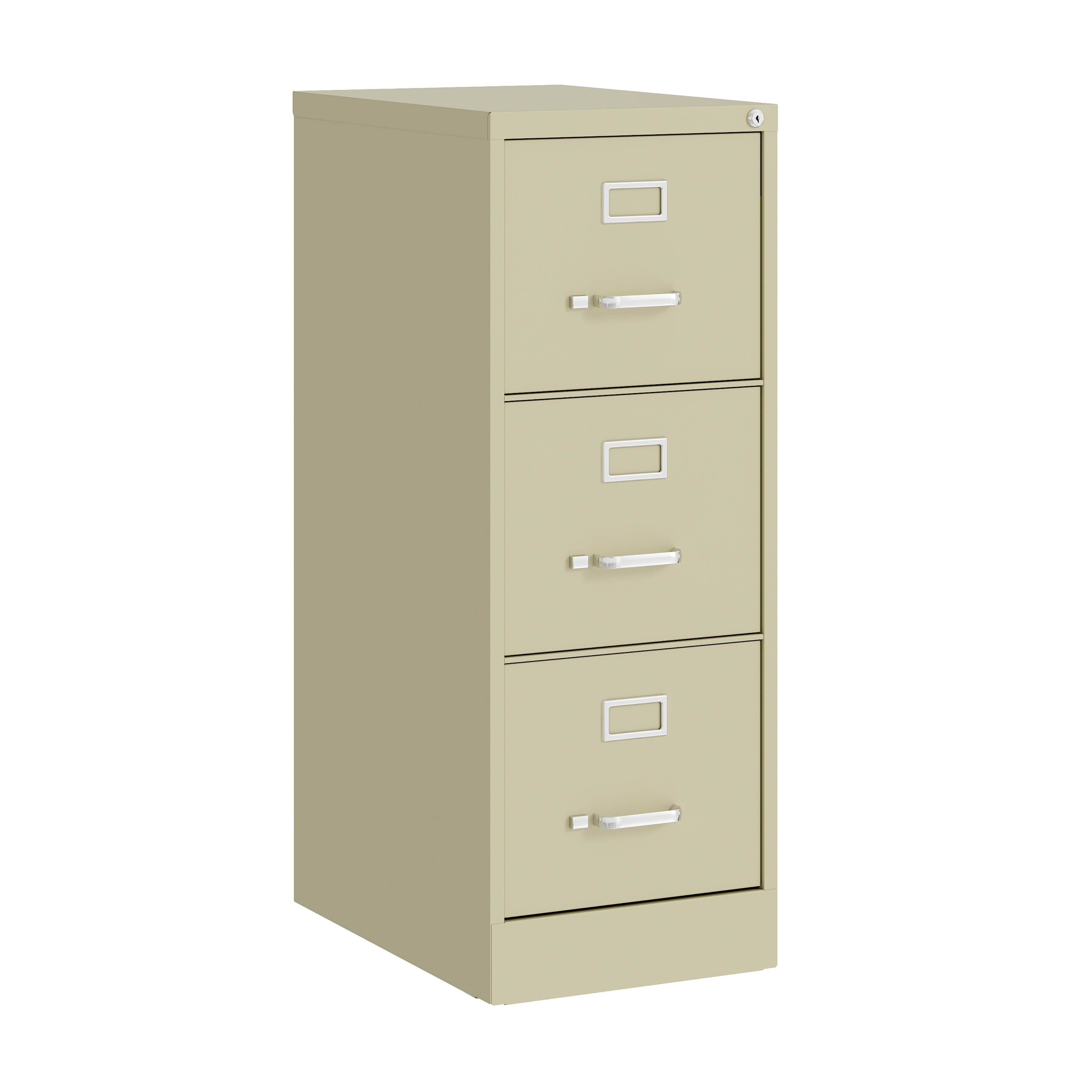 Hirsh Industries Vertical Letter File Cabinet 3 Letter-Size File Drawers Putty 15 X 22 X 40.OU1LK3QD_GJMVY