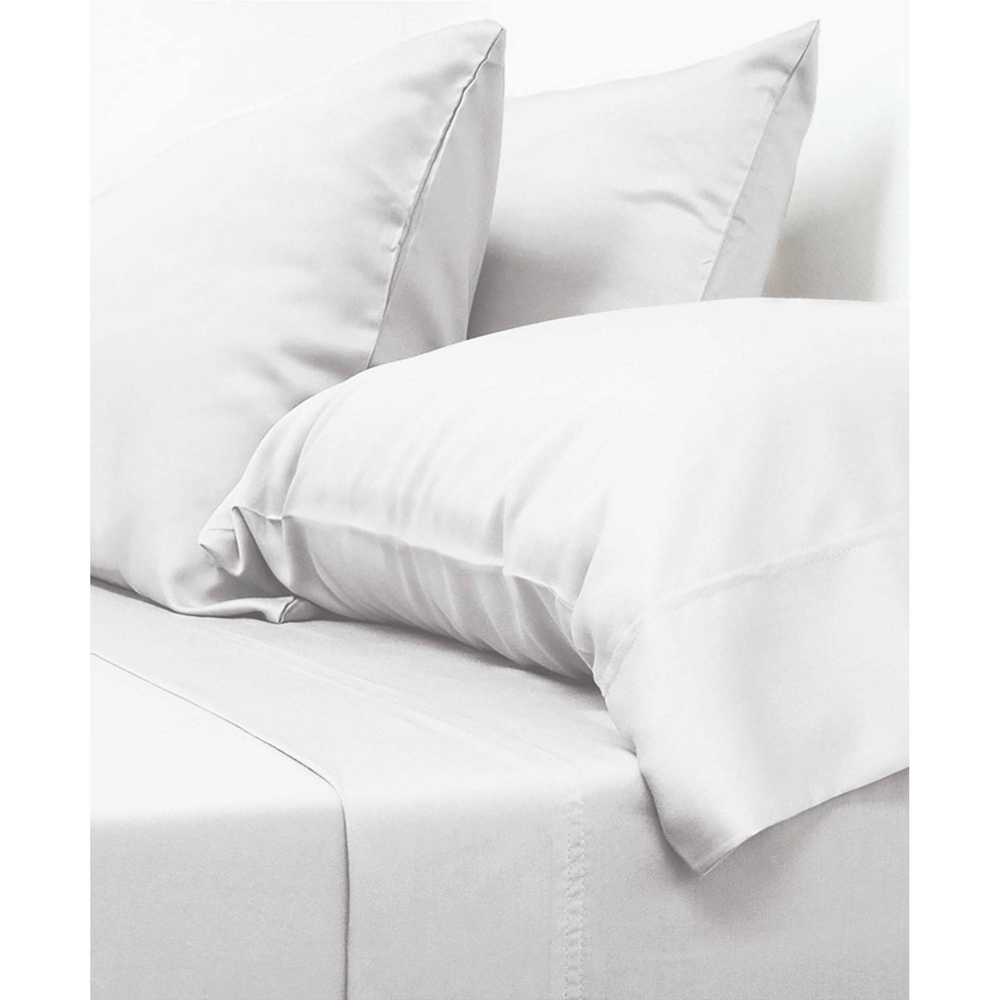 Cariloha Classic Bamboo Bed Sheet Set (White/Queen) GTRN0JFN_YTMES