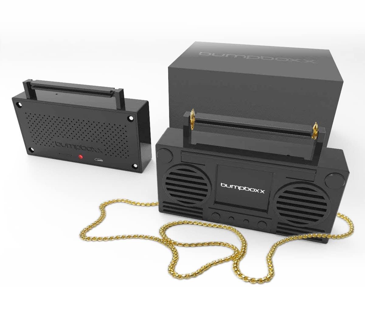 Bumpboxx Microboom Wearable Bluetooth Speaker Boombox | Bluetooth Portable Speaker, VQ6ASG1L_FJALI