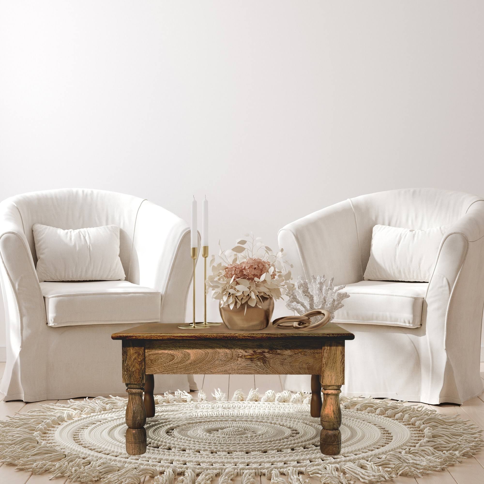 Emerson 27 Mango Wood Square Coffee Table - GEEF4ZYI_XFXV4