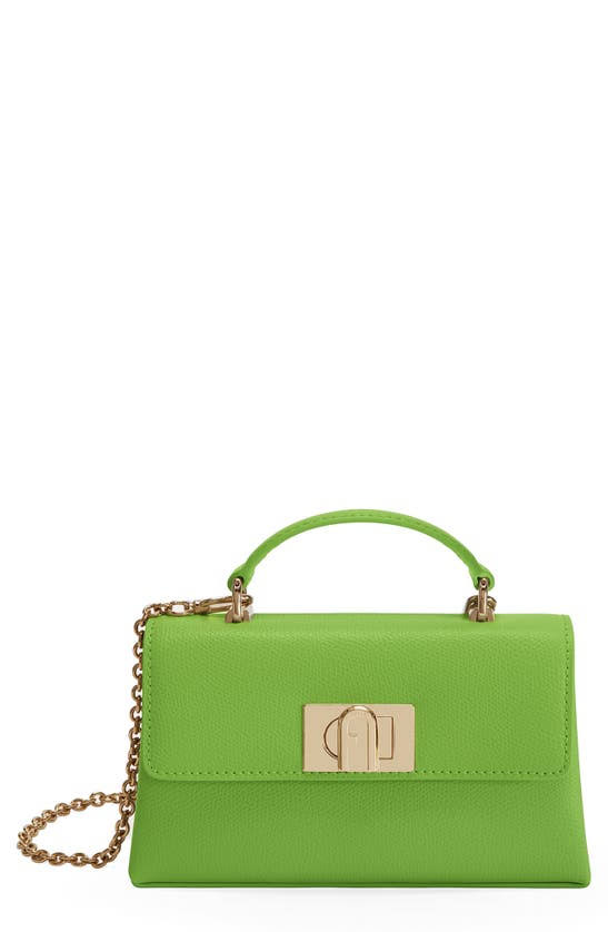 Furla 1927 Mini Leather Crossbody Bag In Wasabi At RWUC67FM_2ATUM