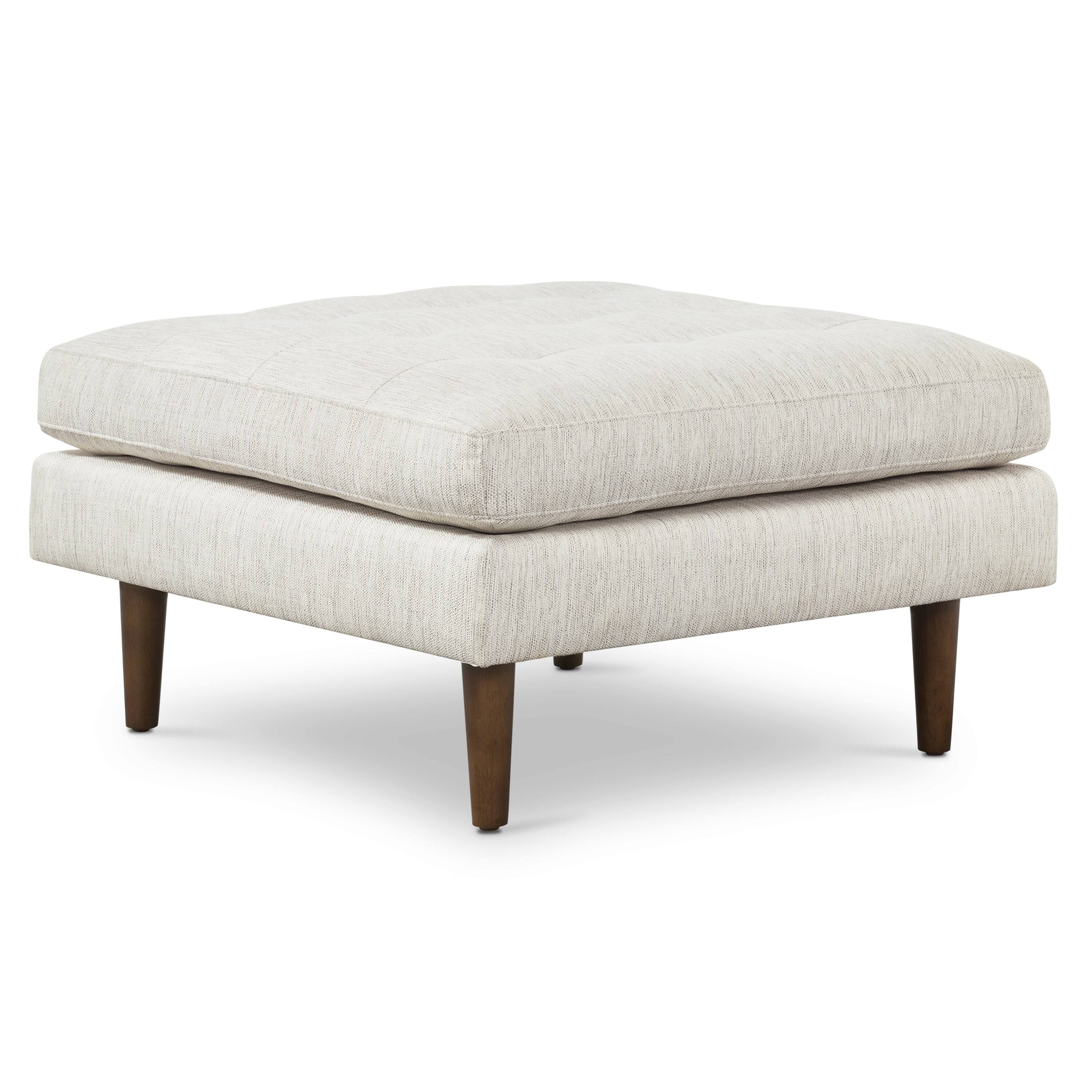 Poly And Bark Napa Fabric Ottoman - Distressed Green QNWQZZXZ_LLBCW