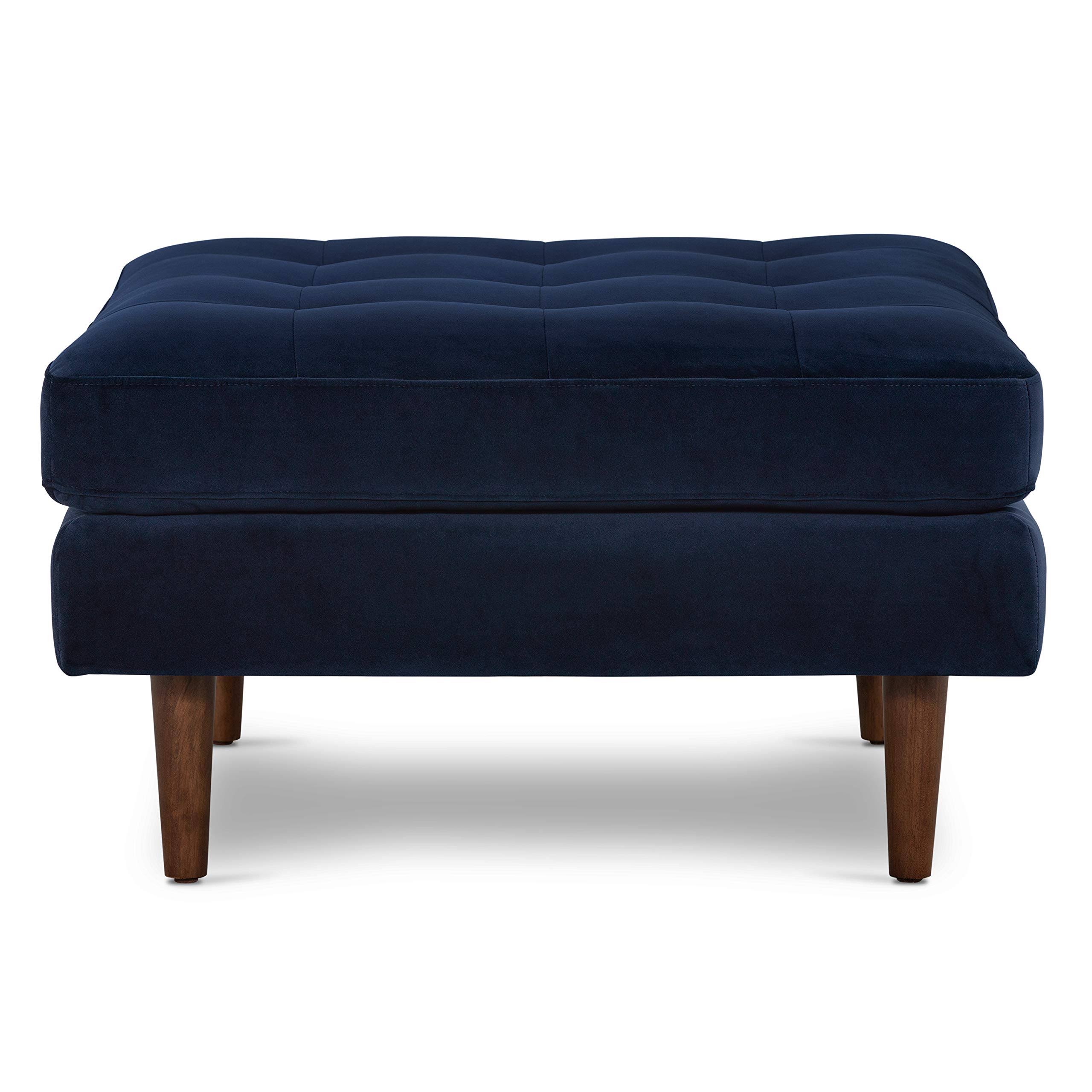 Poly And Bark Napa Fabric Ottoman - Distressed Green QNWQZZXZ_LLBCW
