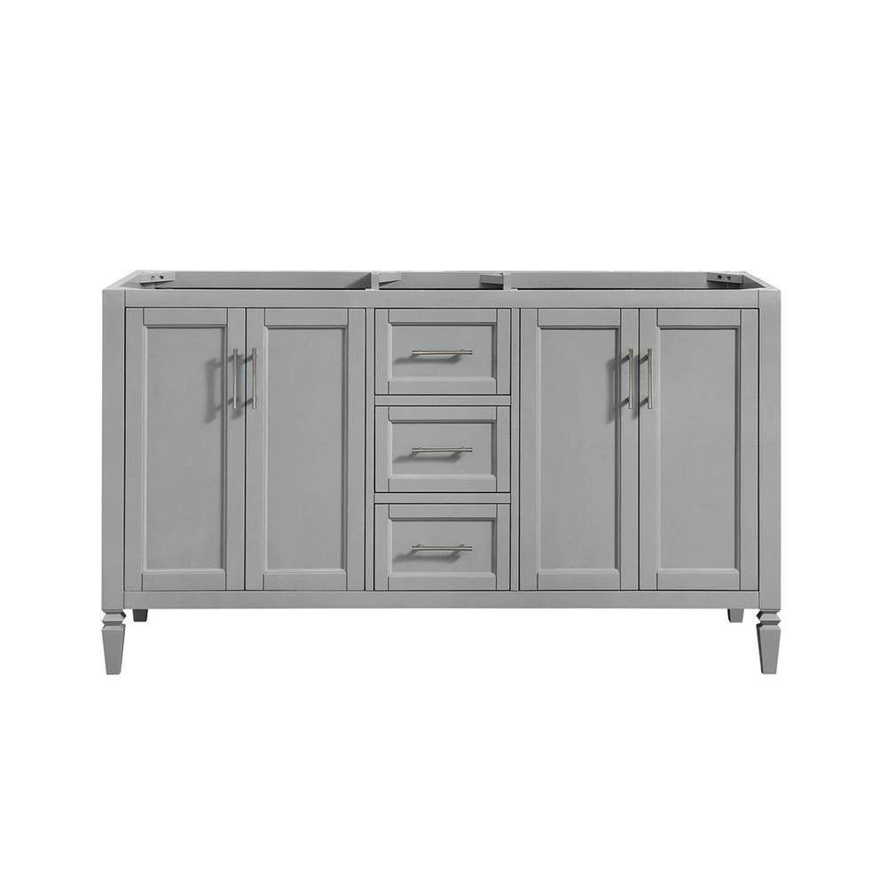 Home Decorators Collection Stockham 60 In. W X 21-1/2 In. D Bathroom Vanity Cabinet Only In Chilled PNHLPYJQ_DSCAX