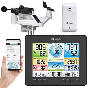 Logia 7-In-1 Indoor/Outdoor Wi-Fi Weather Station And Solar BVTD8K66_CTHD5