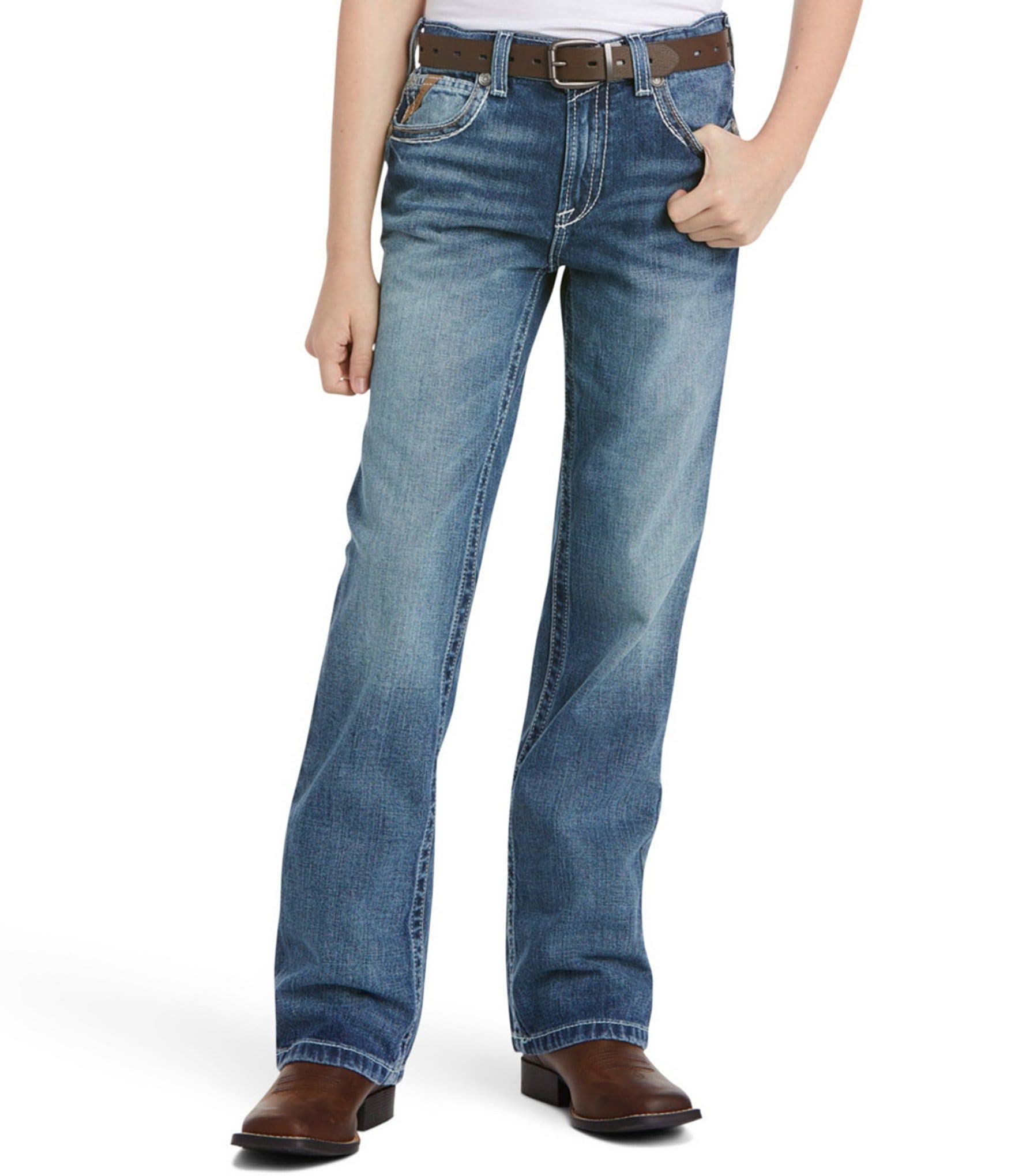 Ariat Boys' B4 Relaxed Coltrane Boot Cut Jeans, Durango, JEJG1FXJ_F2SDC