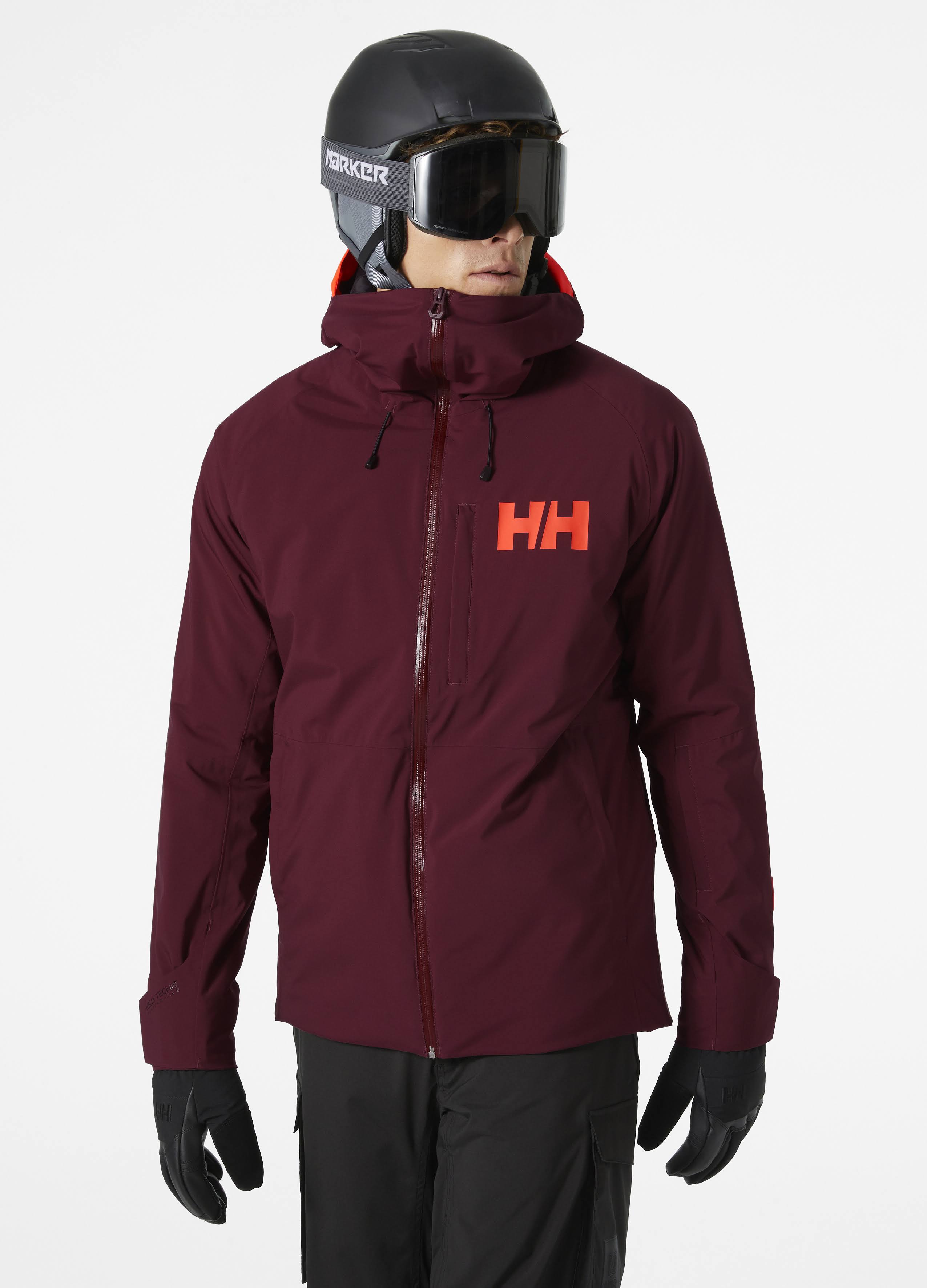 Helly Hansen Powderface Jacket - Men's Black, P4TB5WAO_O3WYG
