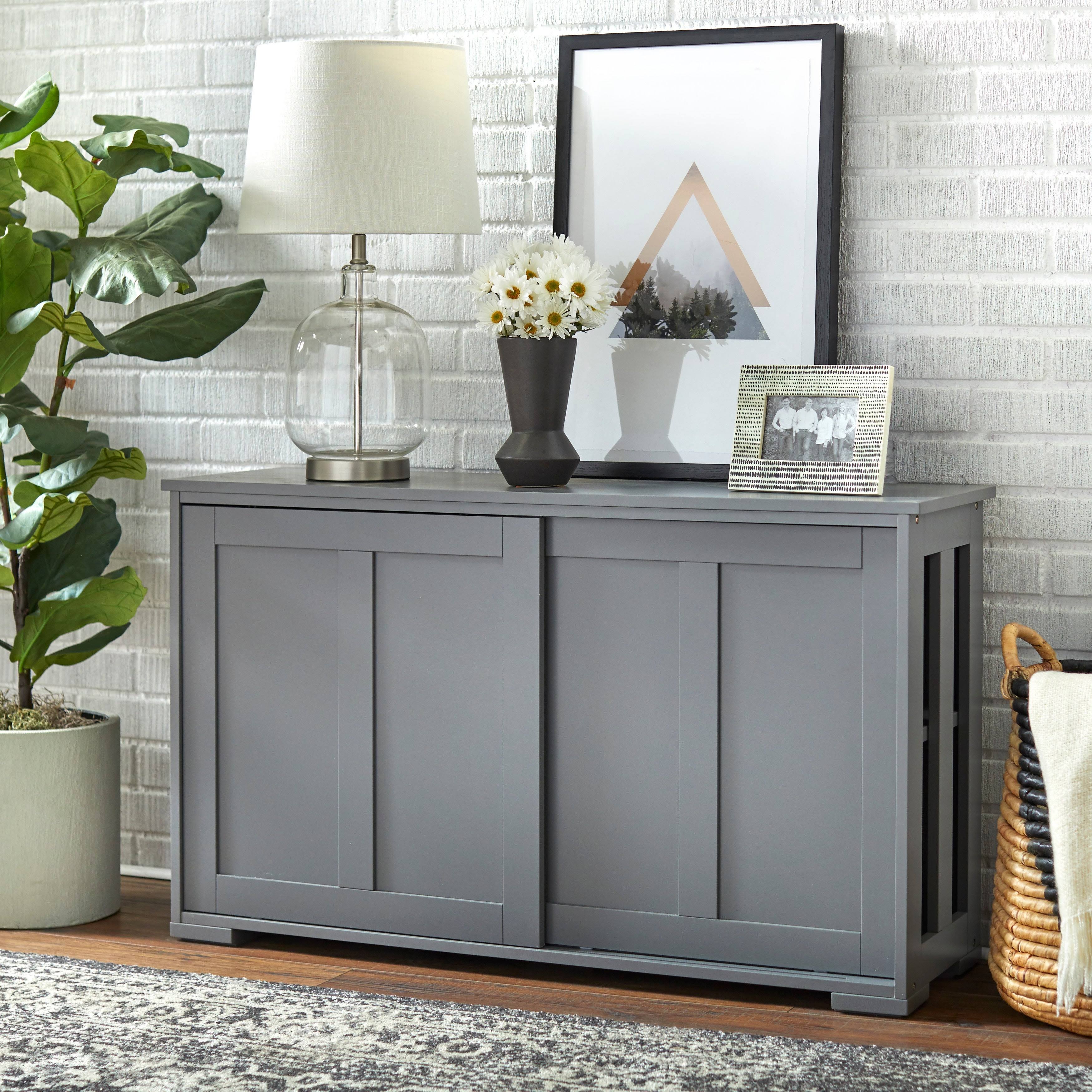 Porch & Den Jefferson Sliding Door Stackable Buffet Cabinet - TTS32HDK_ECBLP