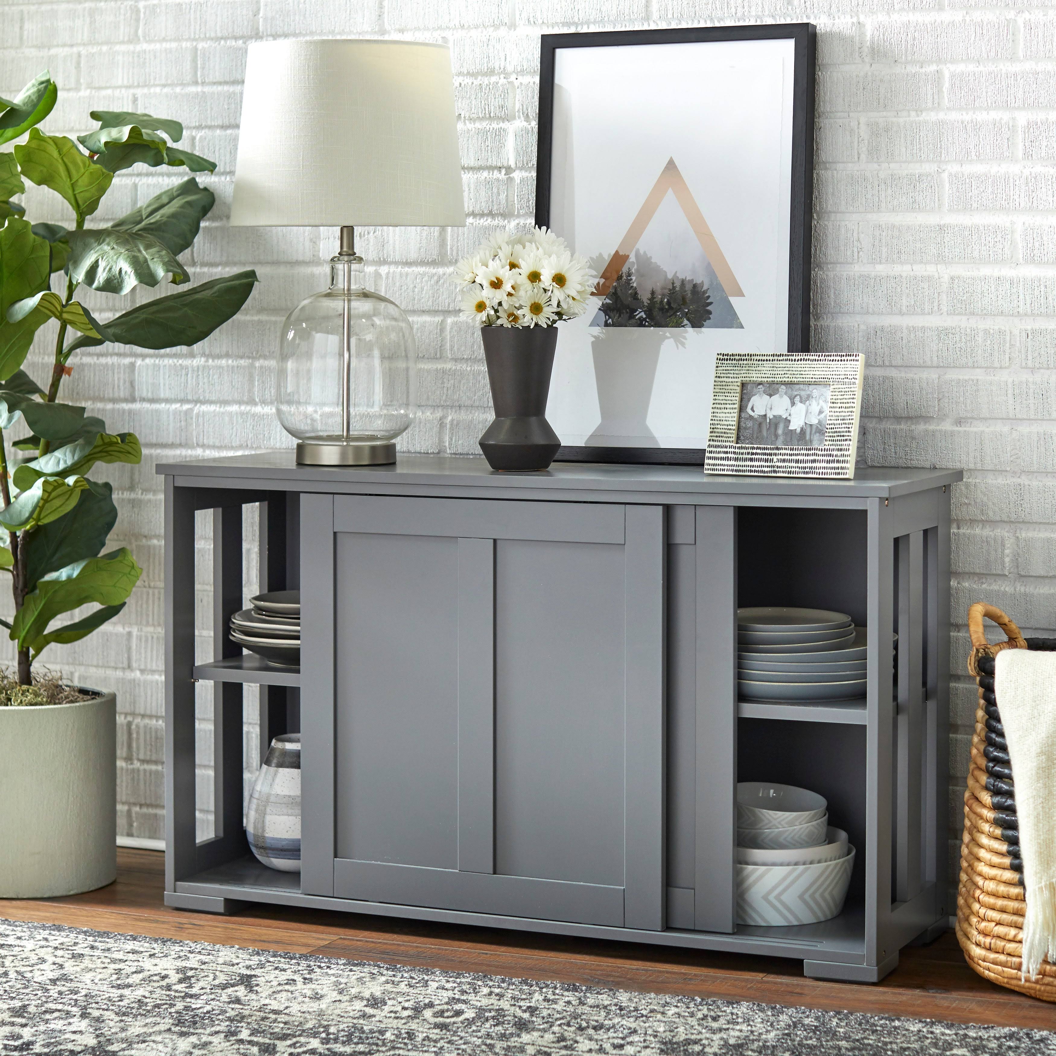 Porch & Den Jefferson Sliding Door Stackable Buffet Cabinet - TTS32HDK_ECBLP