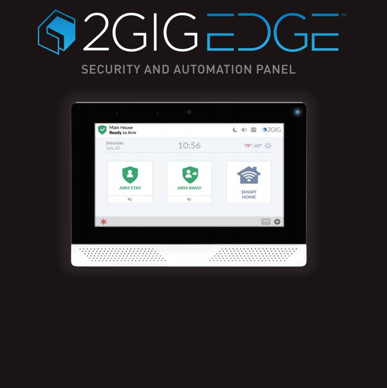 2gig-Edg-Na-Aa 2gig Edge Security & Home Automation Control Panel - At&JQHJSN8R_PQEQX