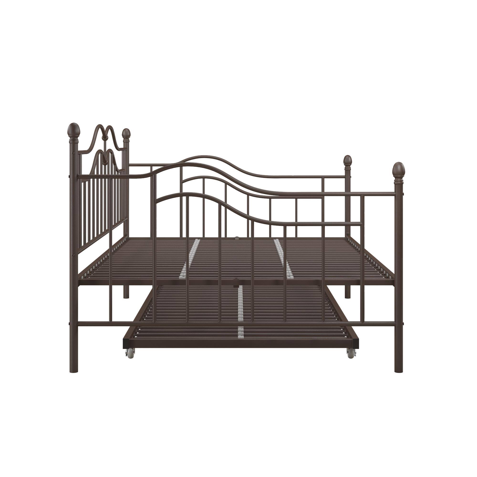 Dhp Tokyo Metal Daybed And Trundle, Full/Twin Size Frame, 8KB6UIQD_G2UPV