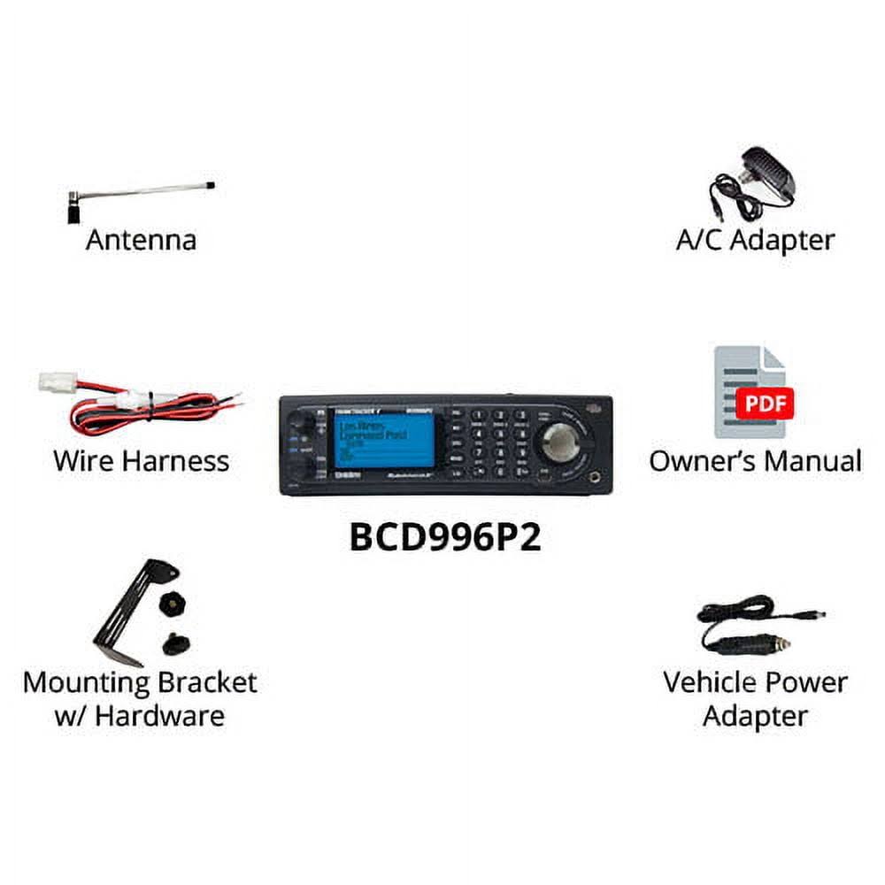 Uniden Bearcat Bcd996p2 Digital Mobile Trunking Scanner With Gps 5DPFXYNQ_EZVSS