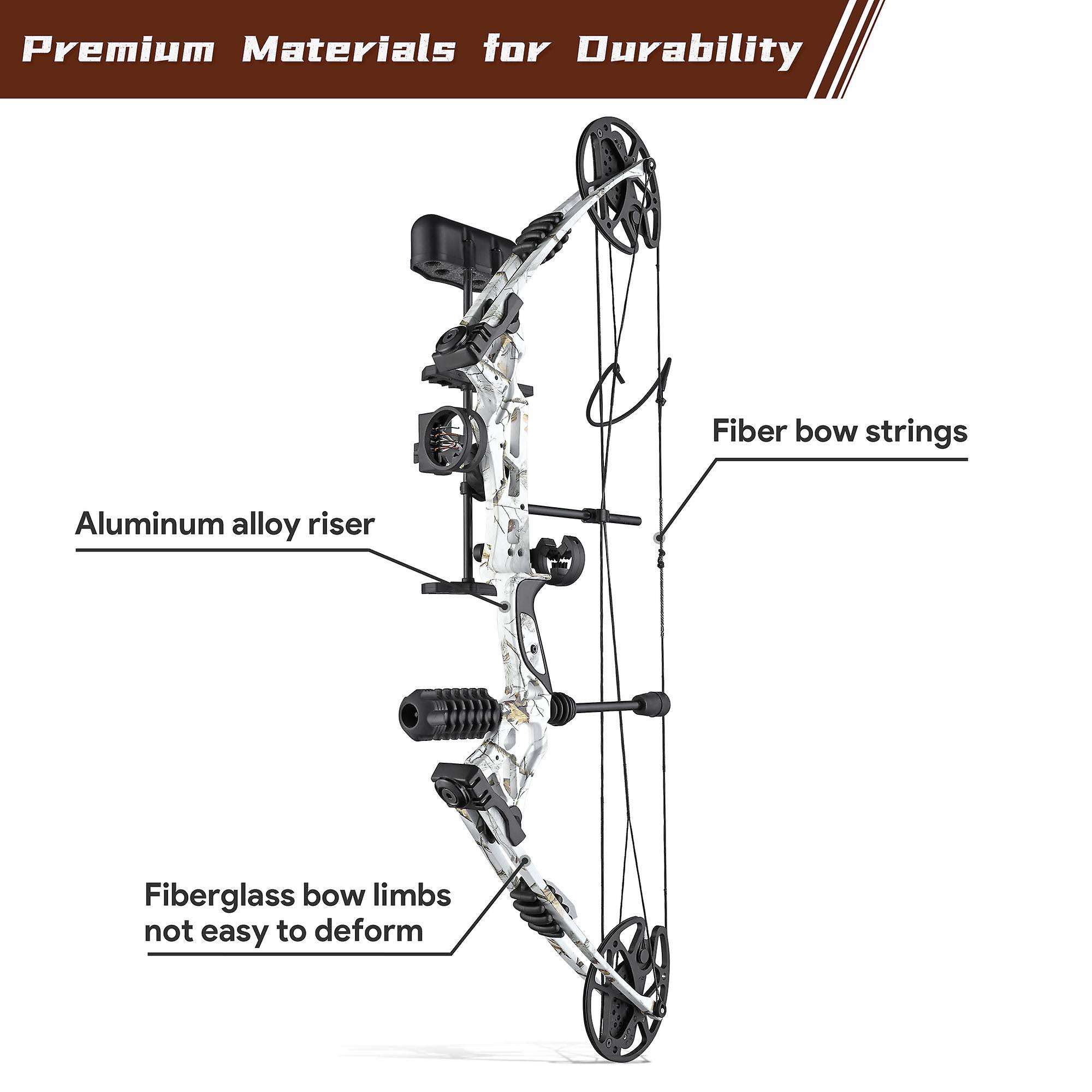 70 Lbs Pro Compound Right Hand Bow Kit Target Practice Hunting Arrows Archery, Men's, Size: One Size, IINRXKFD_A5ESG