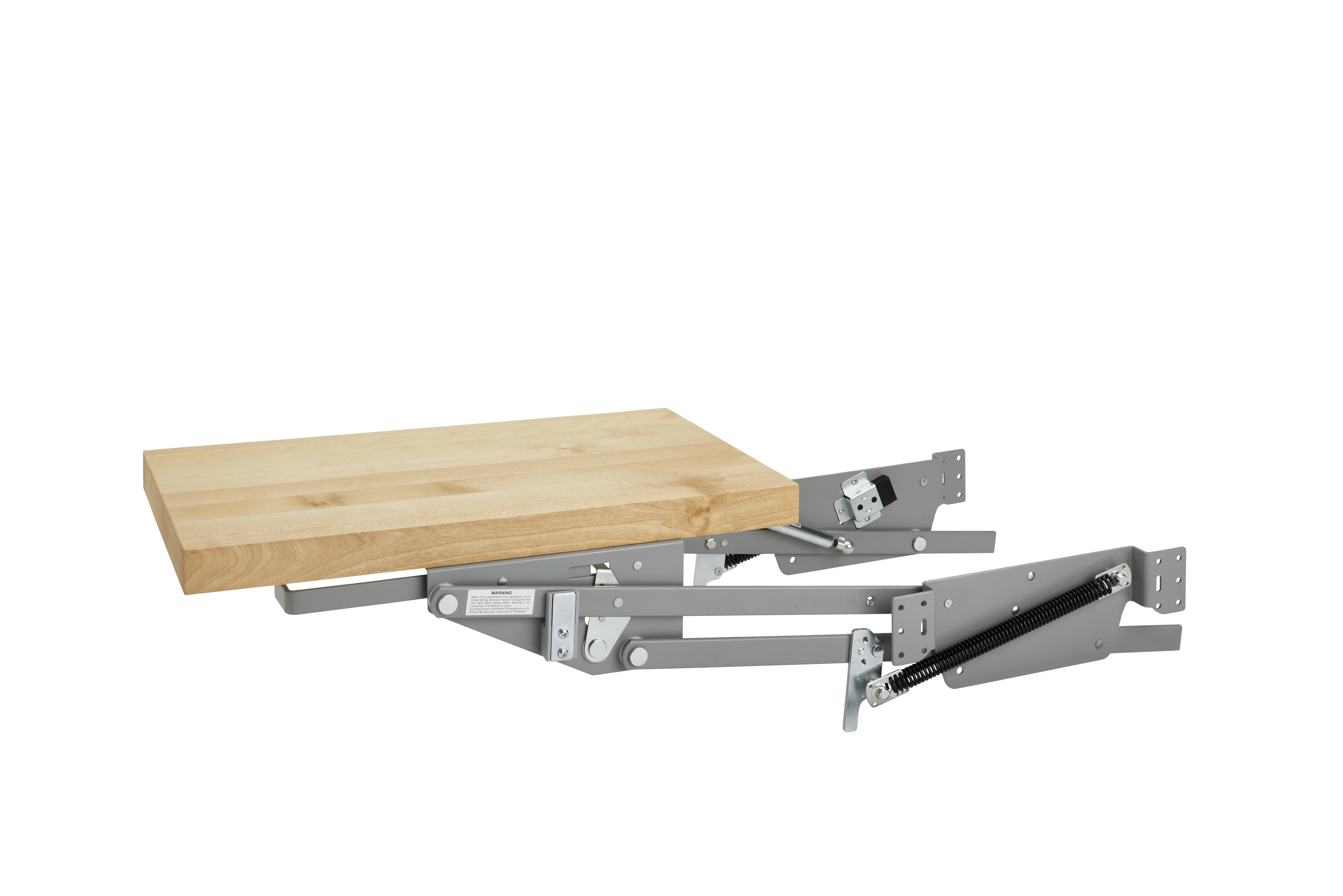 Rev-A-Shelf Heavy Duty Appliance Lift With Maple Shelf Soft Q6X3W5Q9_IMBDA