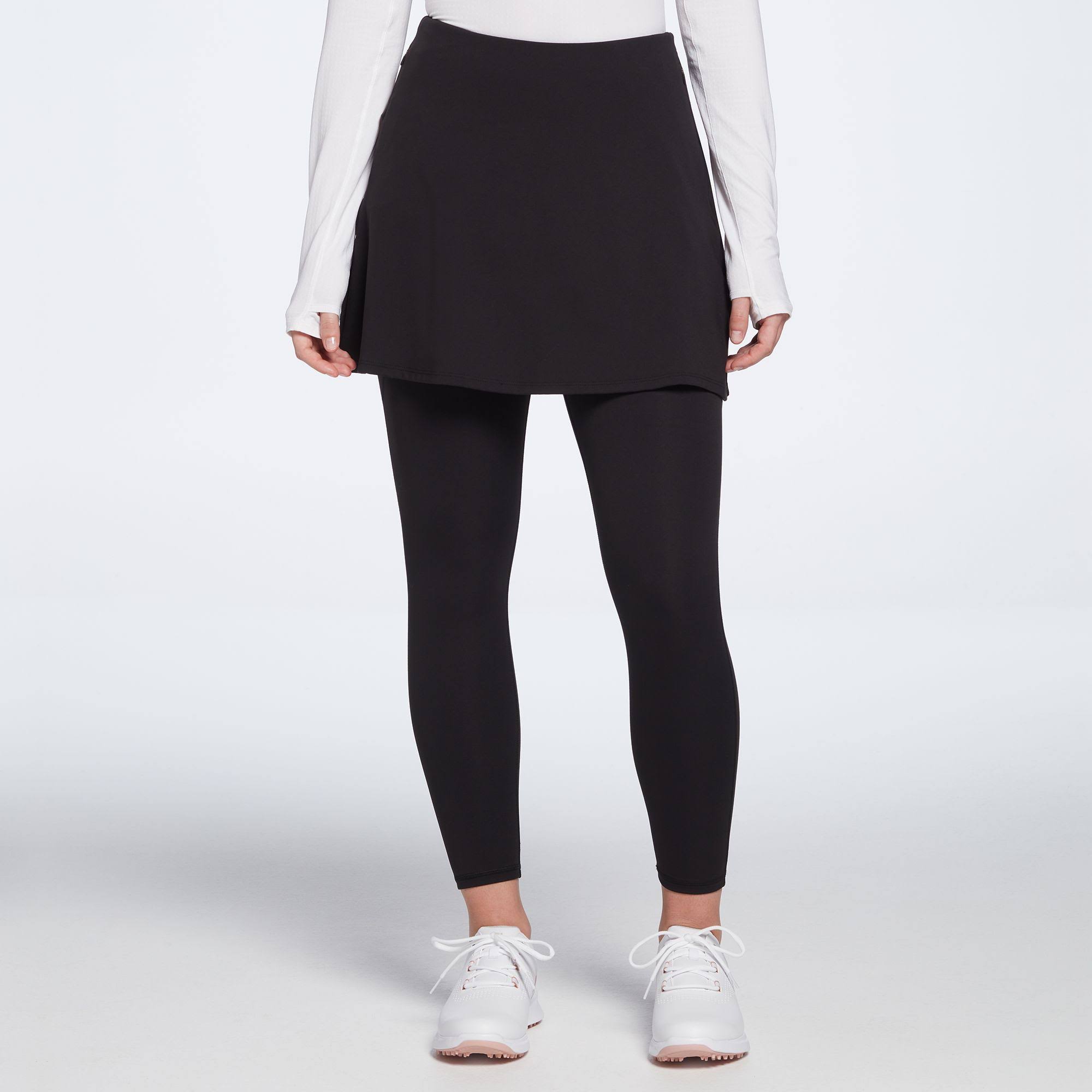 Calia Women's Golf Energize 2-In-1 High Waisted Skort With Legging - Pure Black - Xs (Extra Small) 3PJHICWF_1KLCS