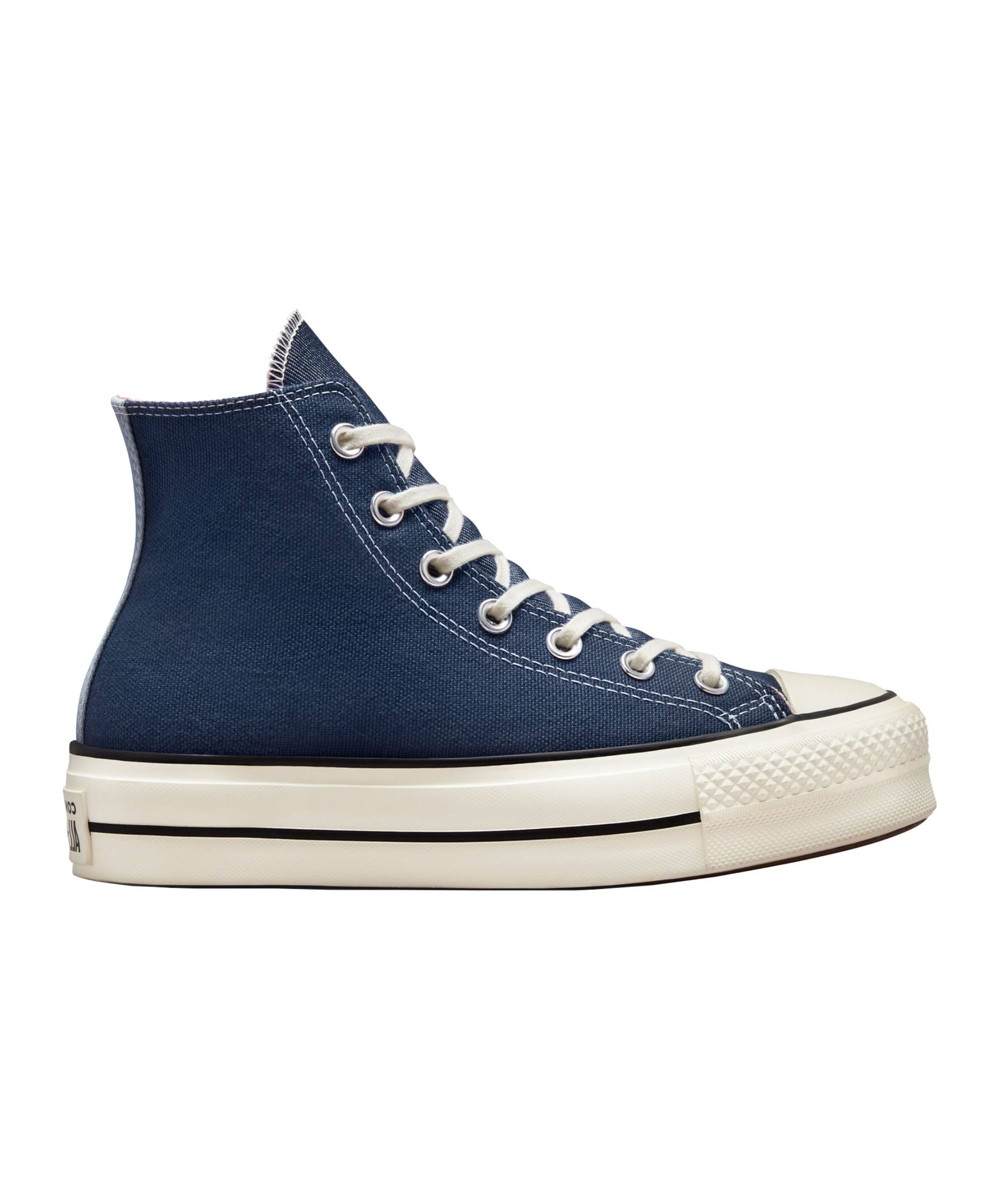 Converse Chuck Taylor All Star Lift Platform Denim Women's Shoes, Size: 8.KC6X5PSH_VFSOE