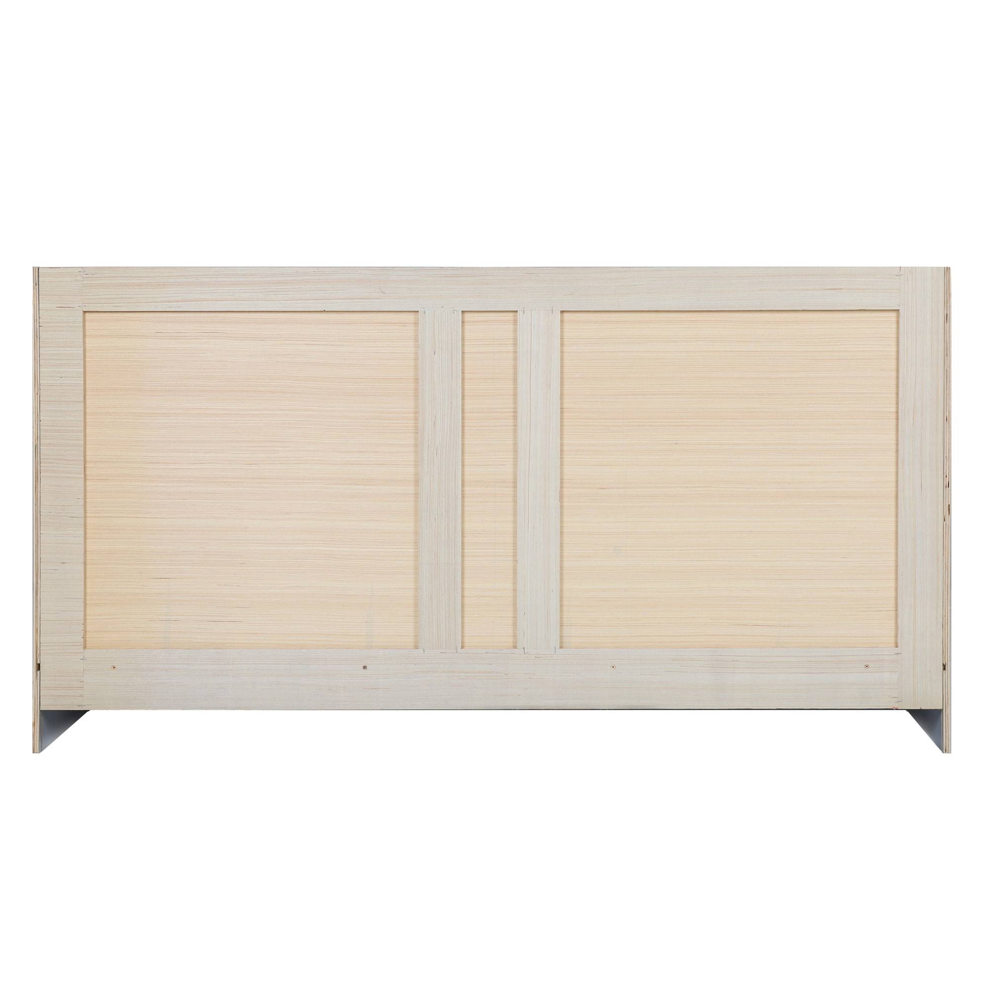 Design House Brookings Rta Plywood 60 In. W X 21 In. D X 31.5 In. H 4-Door 3-Drawer Shaker Bath Vanity Cabinet Without Top In 7TSBWROY_Q47AT