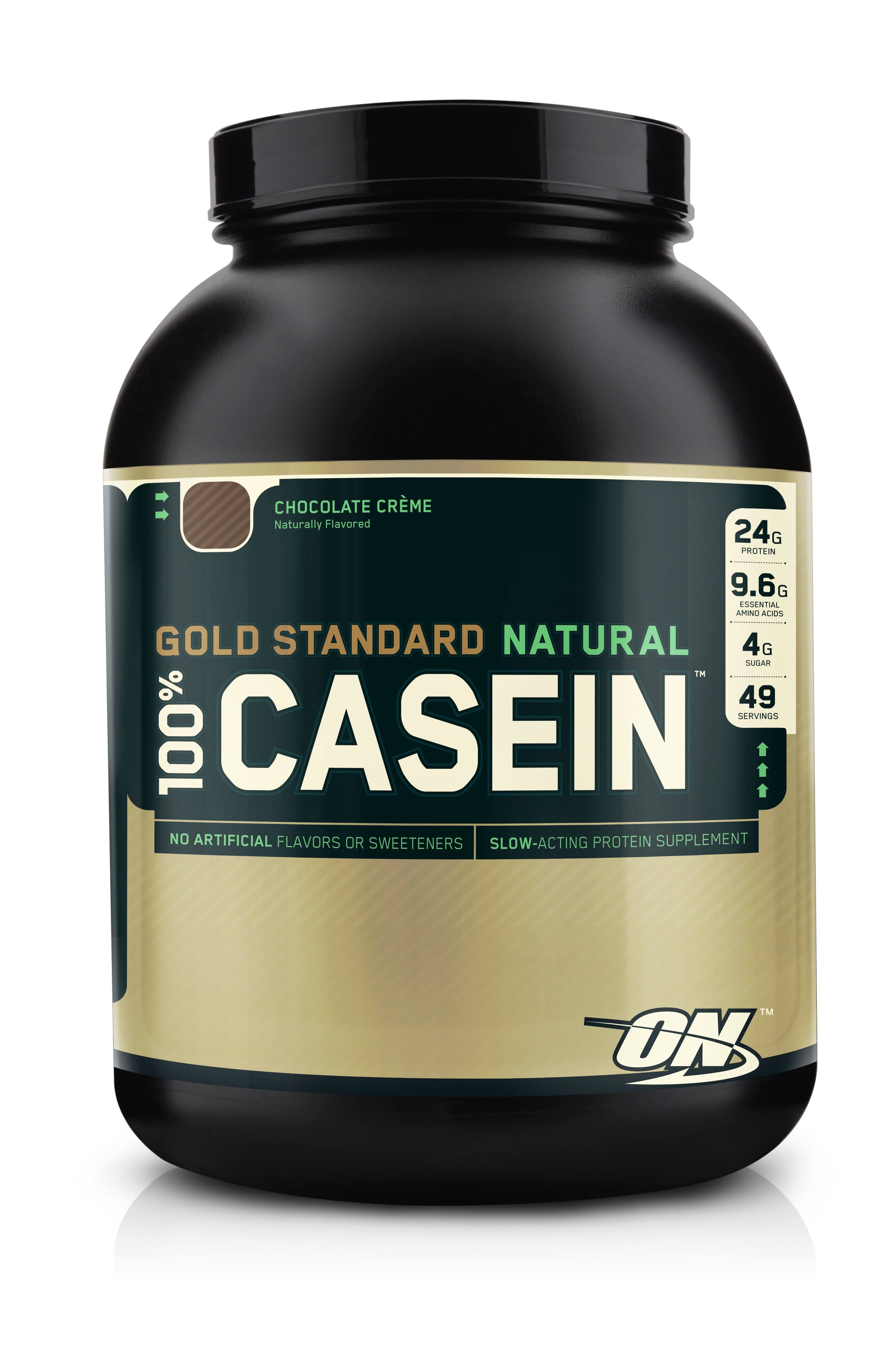 Optimum Nutrition Gold Standard 100% Natural Casein, 4lbs French YXONOZB0_FAURQ