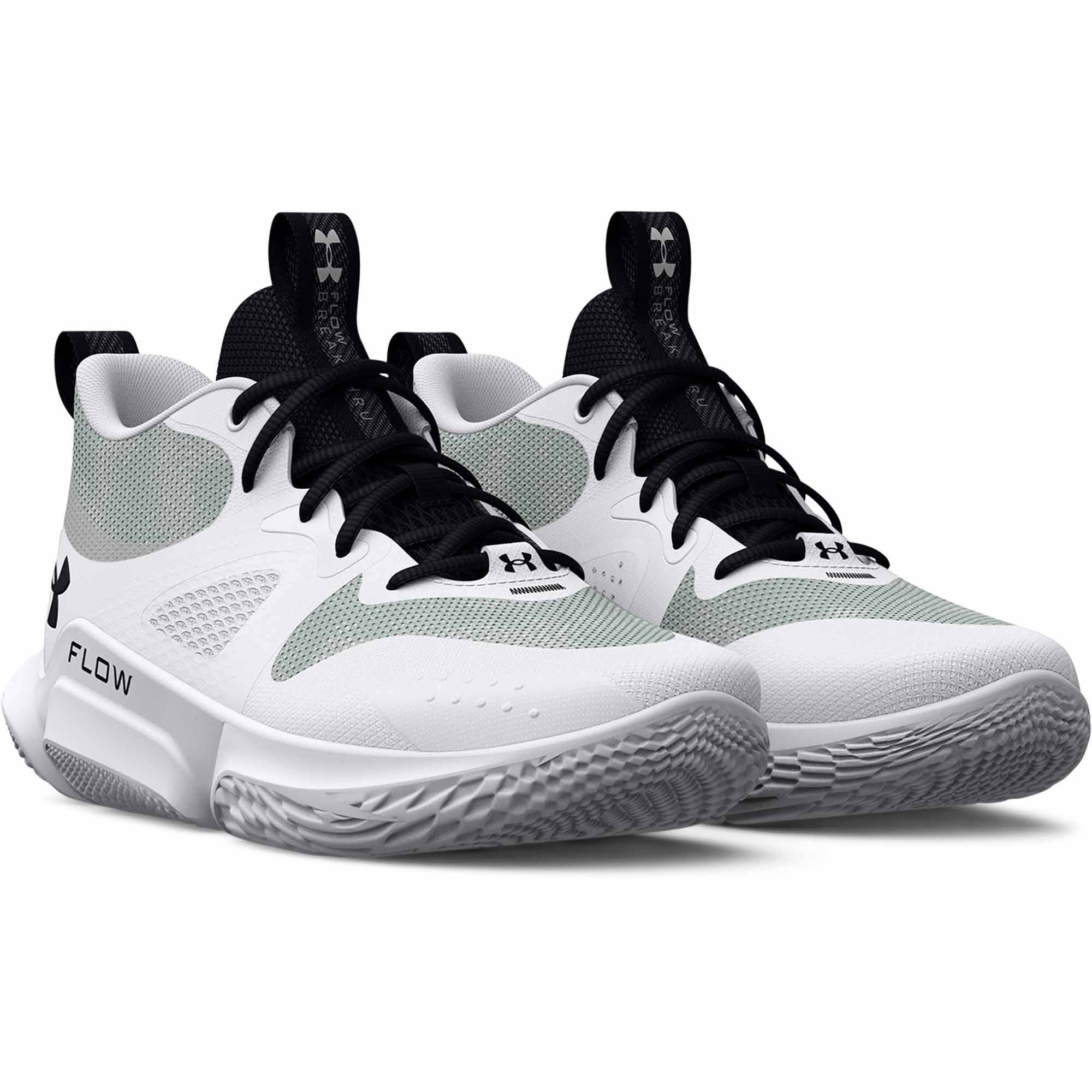 Under Armour Women's Flow Breakthru 3 Basketball Shoes - White, C7IIPZYO_PPZIQ