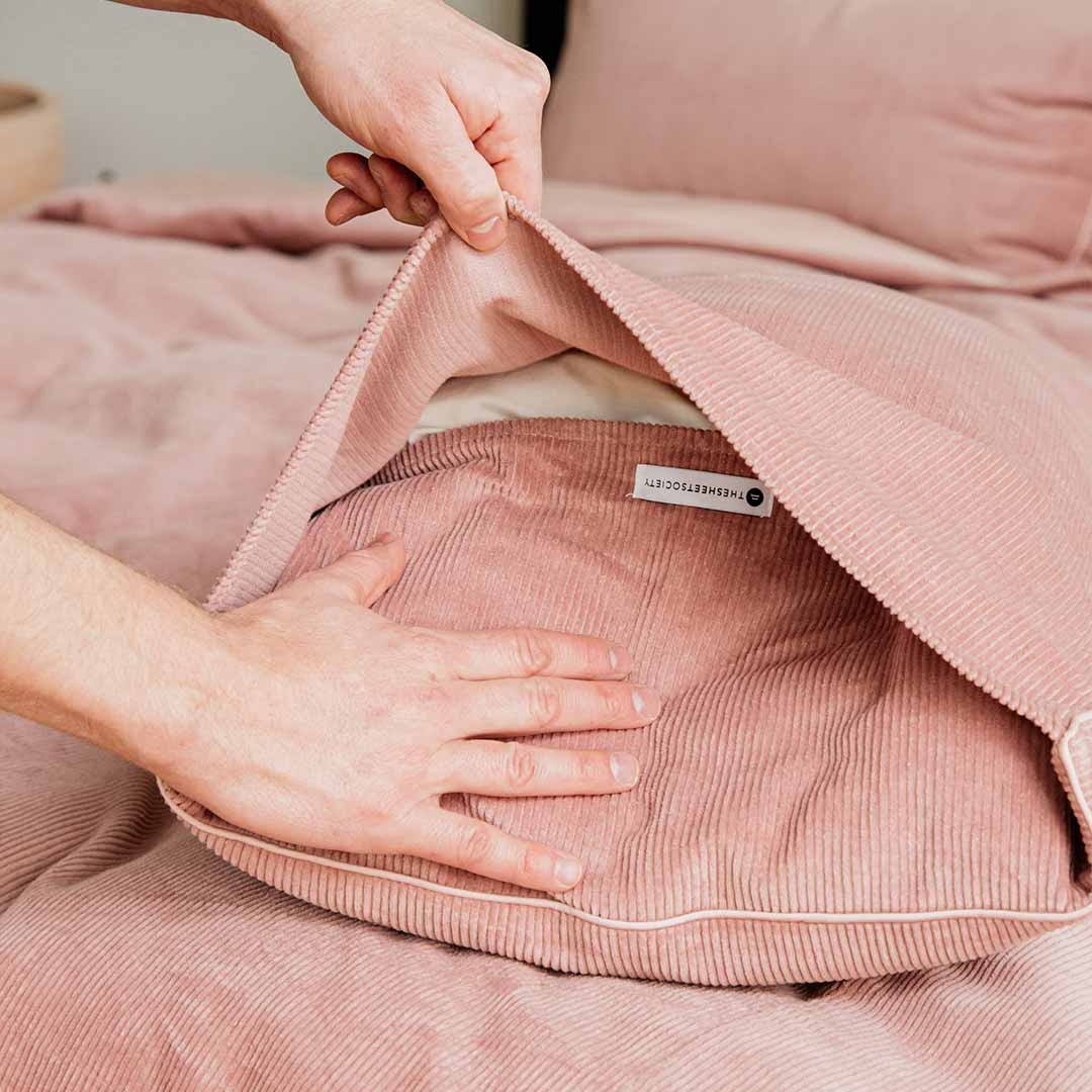 Darcy Corduroy | Blush Pillowcases | Standard Size | Set Of 2 | Sheet 2QU6XTCQ_THHSQ