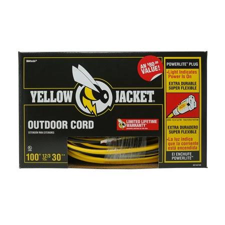 Yellow Jacket 100-Ft. Outdoor Extension Cord W/ Lighted ALZEF3K8_XRVOC