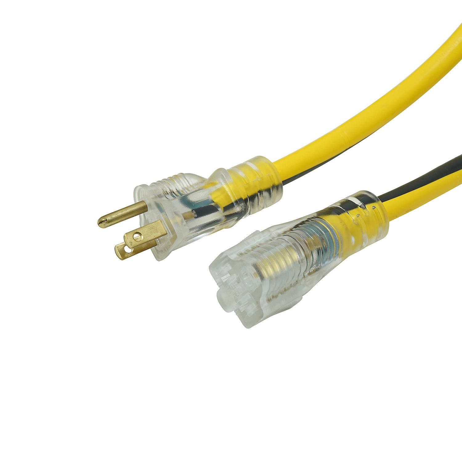 Yellow Jacket 100-Ft. Outdoor Extension Cord W/ Lighted ALZEF3K8_XRVOC