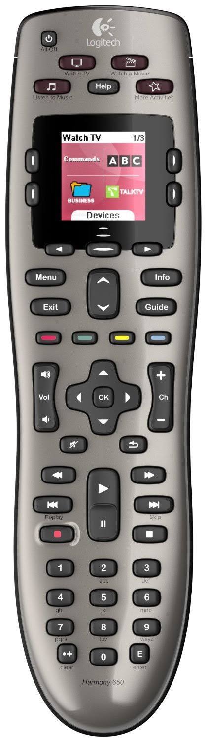 Logitech Harmony 650 Remote (Silver) ZVZBH8CS_RTGUM