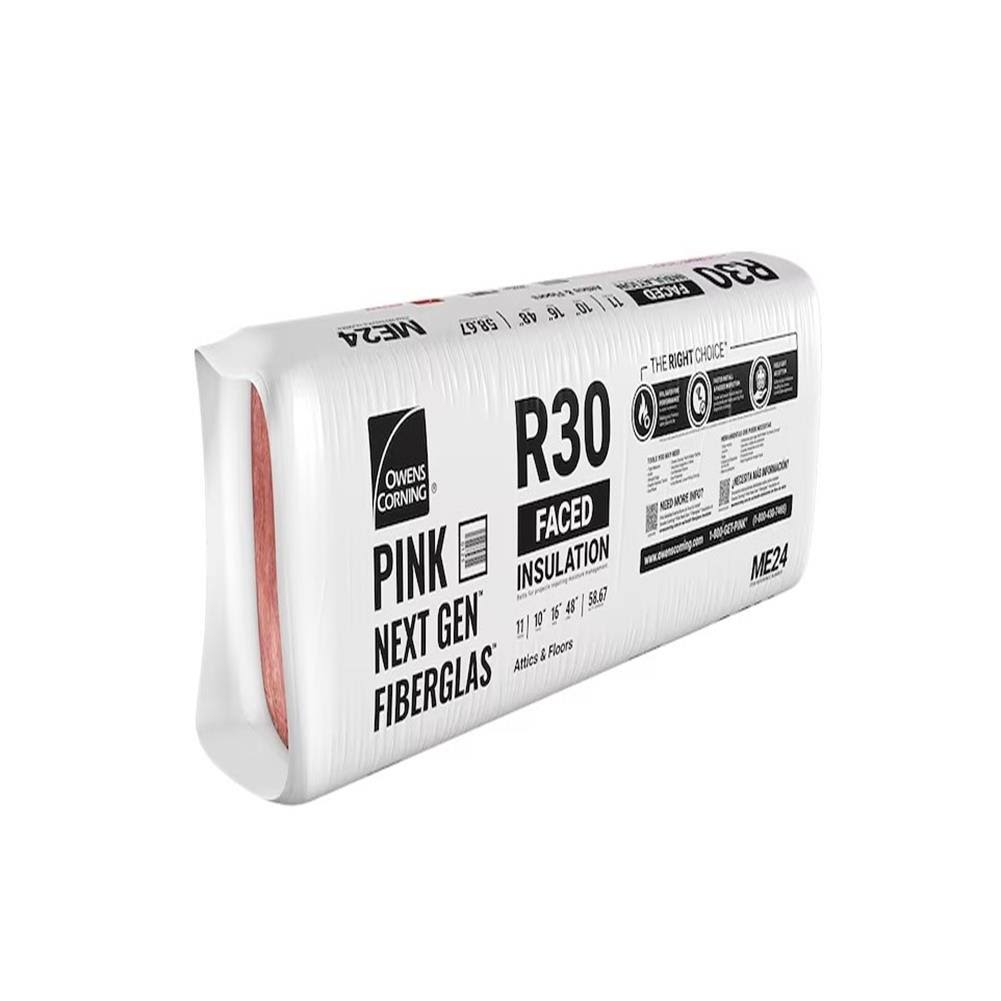 Owens Corning 16 In. W X 48 In. L 30 Kraft Insulation Batt 58.5BI4JHRD_UT8D0