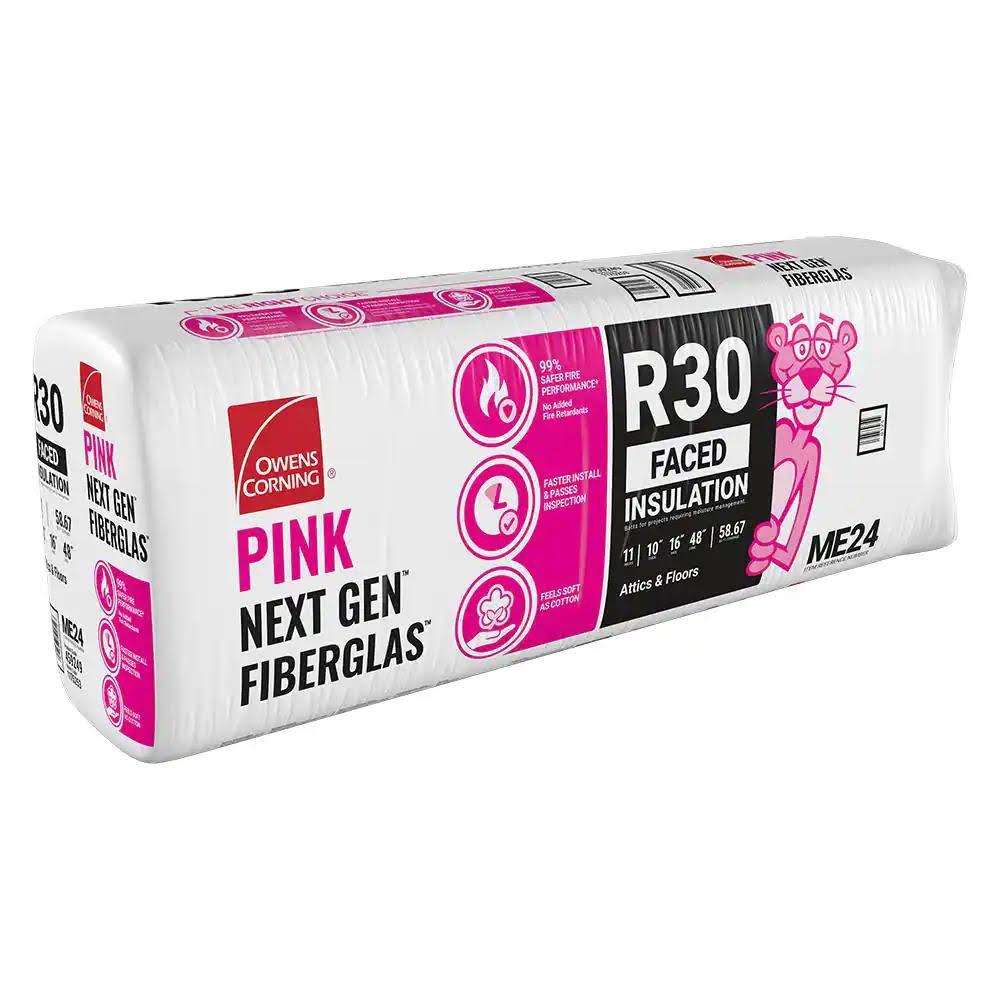 Owens Corning 16 In. W X 48 In. L 30 Kraft Insulation Batt 58.5BI4JHRD_UT8D0